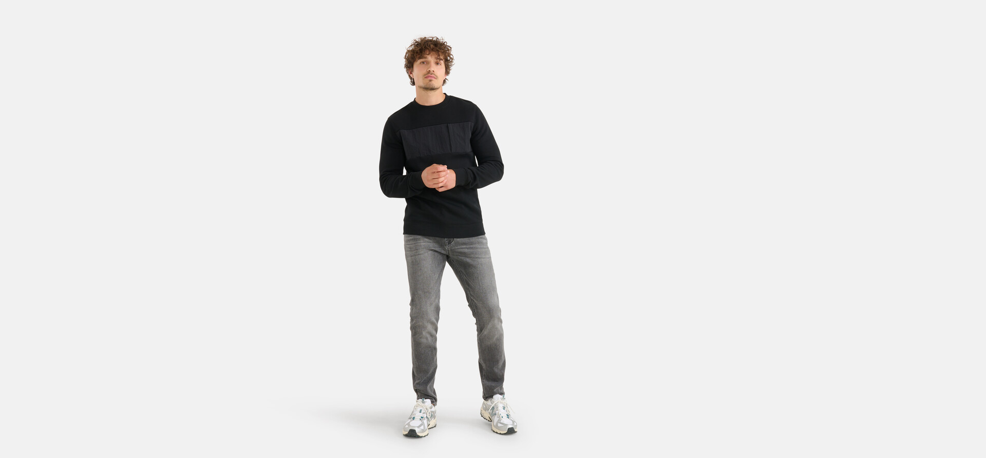 Slim Jog Jeans Lichtgrijs L34 SHOEBY MEN