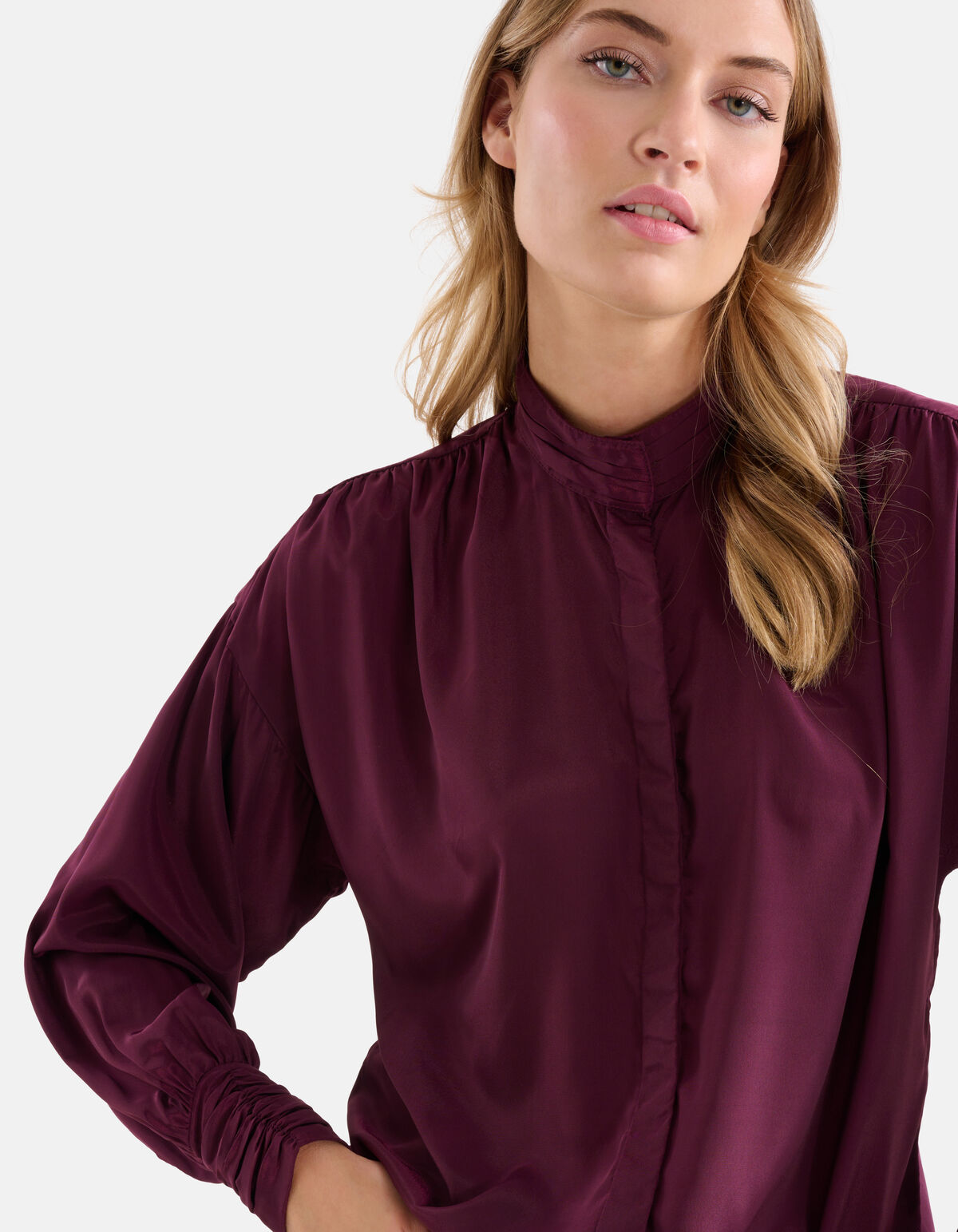 Satijnen Blouse Bordeaux SHOEBY WOMEN