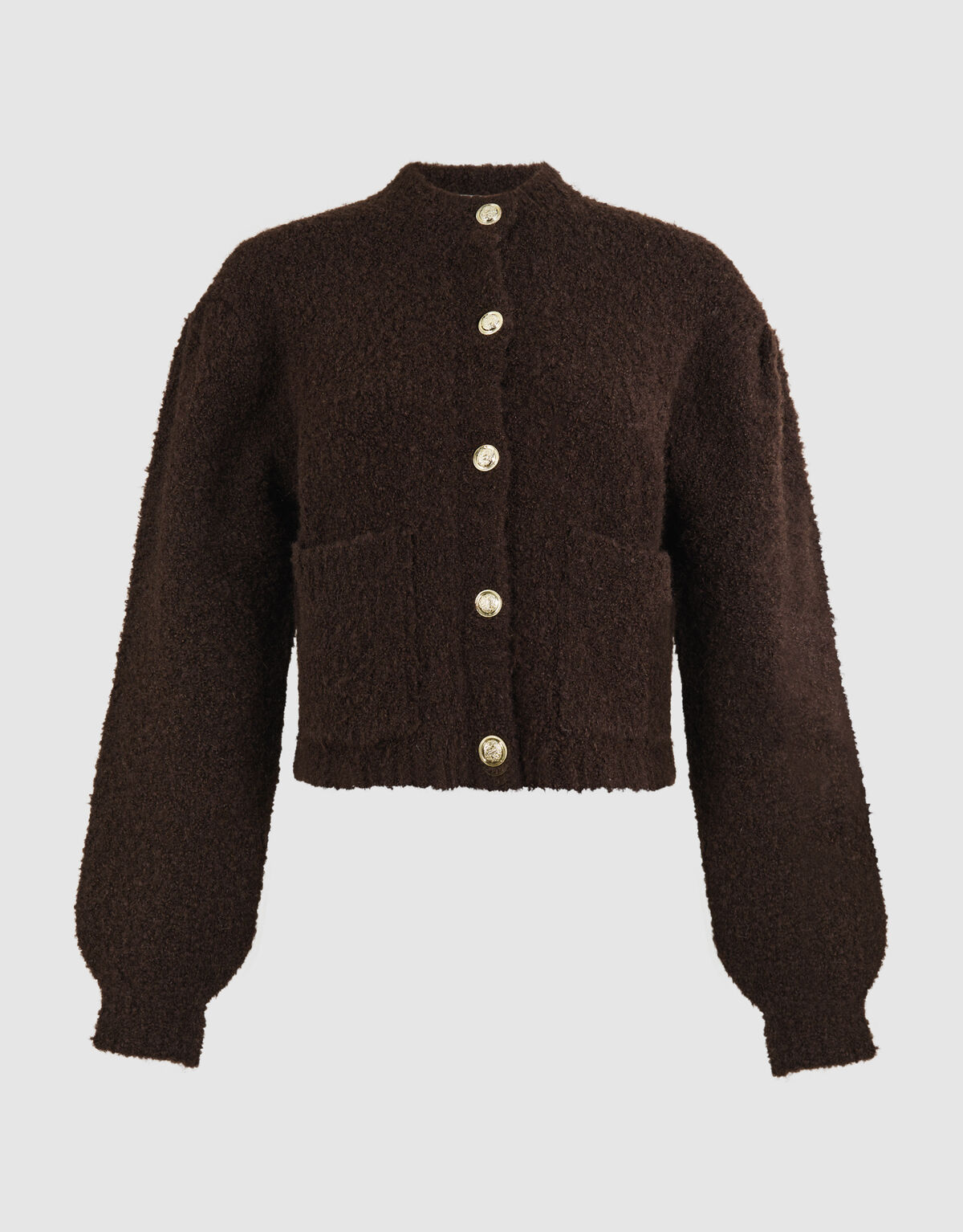 Teddy Knit Vest Bruin SHOEBY WOMEN