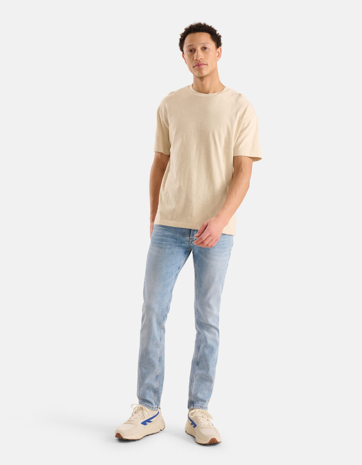 Jersey T-shirt Beige SHOEBY MEN