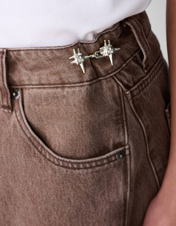 Spark Jeans Pins Zilver SHOEBY ACCESSOIRES