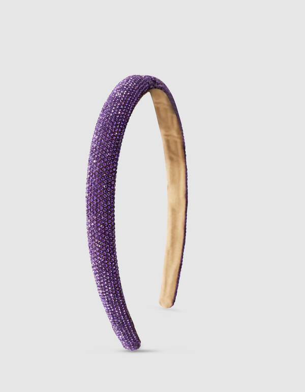 Strass Haarband Paars SHOEBY ACCESSOIRES