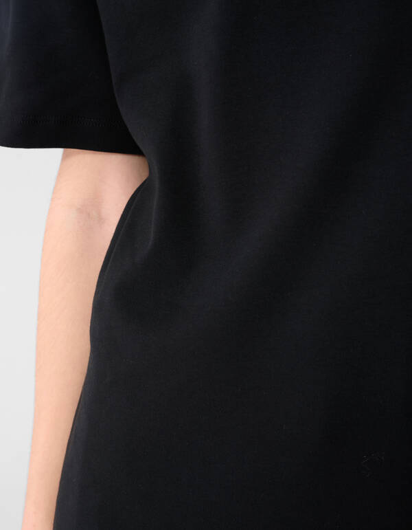 Oversized Basis T-shirt Zwart SHOEBY WOMEN