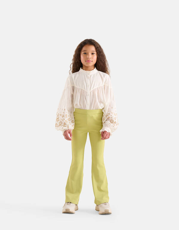 Embroidery Blouse Wit SHOEBY GIRLS