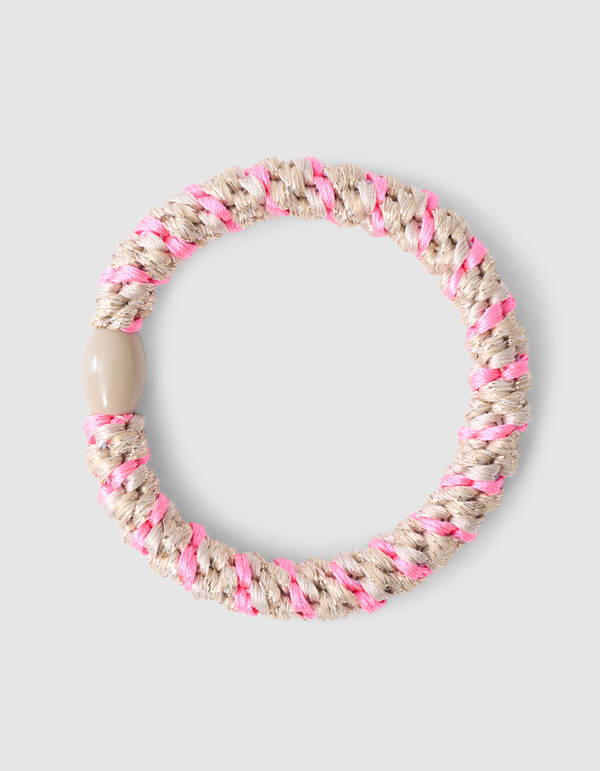 Lurex Haarelastiek Lichtroze SHOEBY ACCESSOIRES