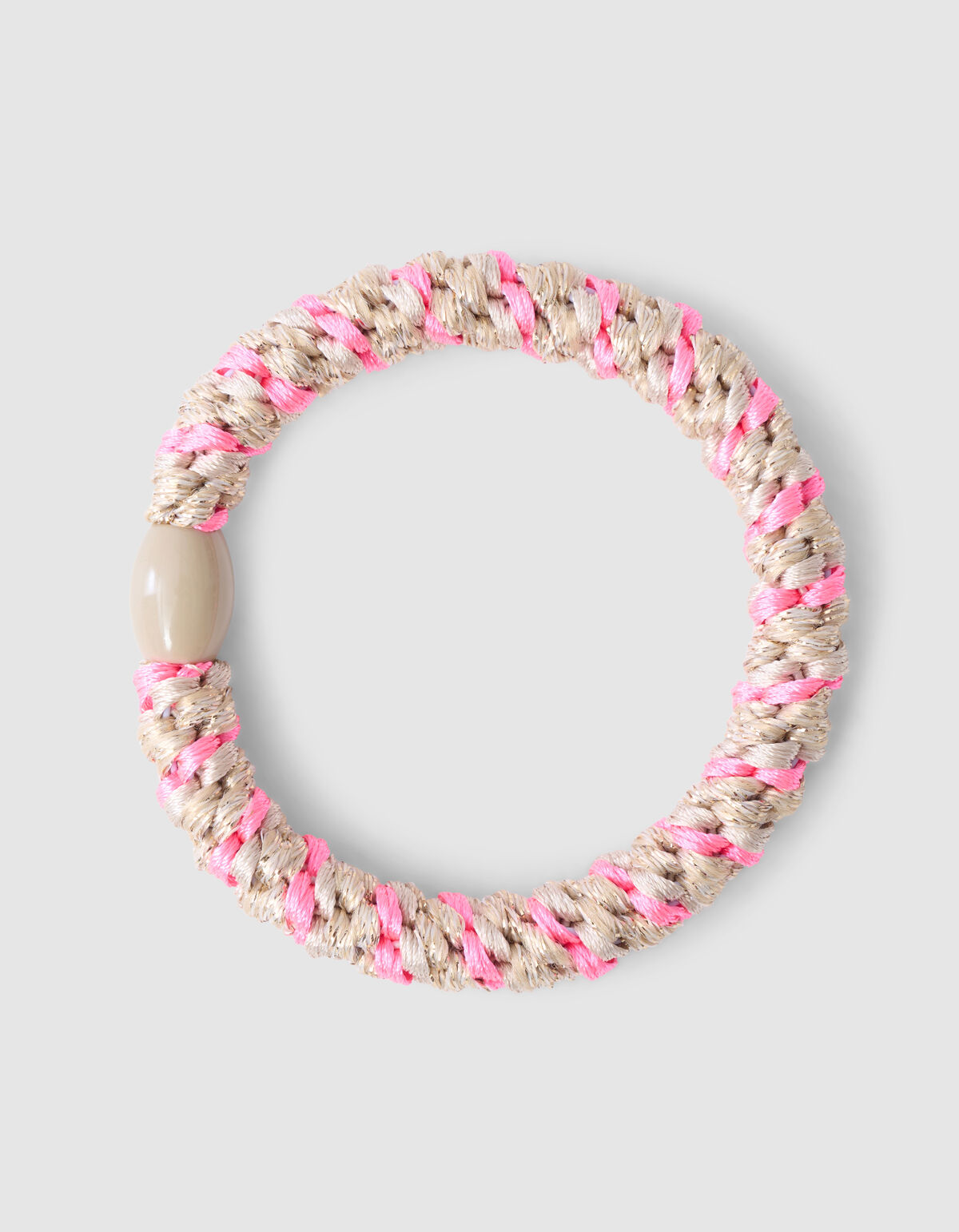 Lurex Haarelastiek Lichtroze SHOEBY ACCESSOIRES