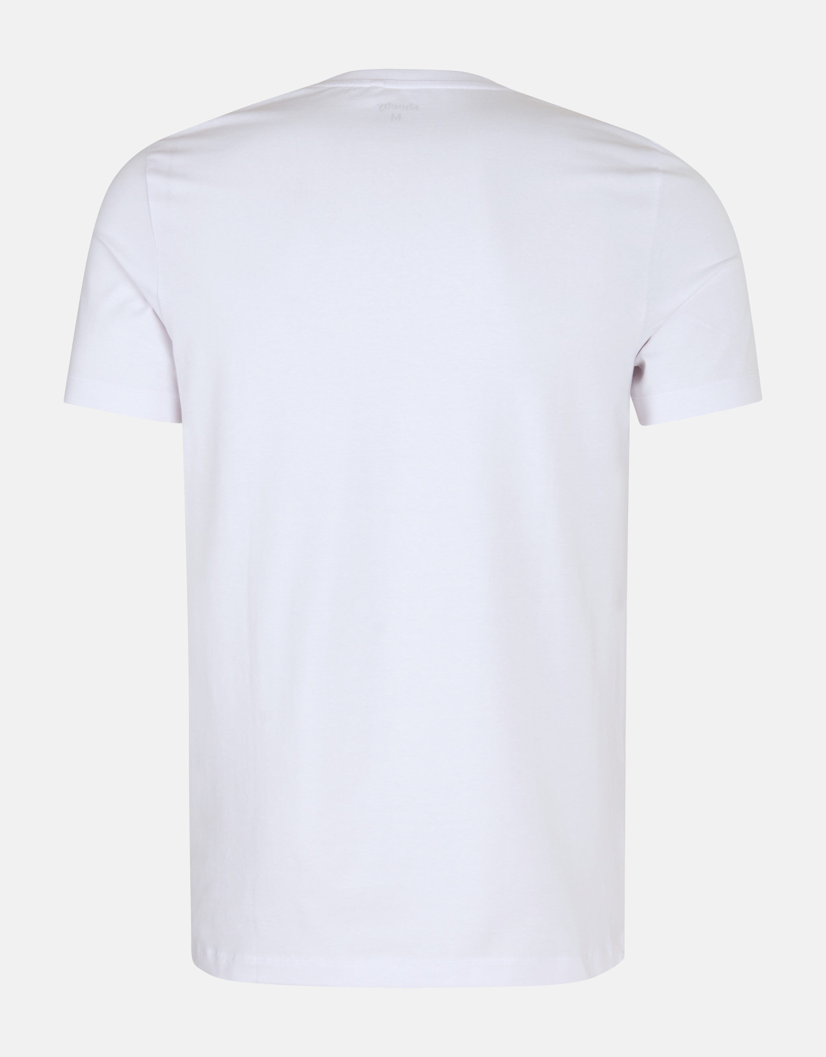 Basis V-hals T-shirt Wit Refill
