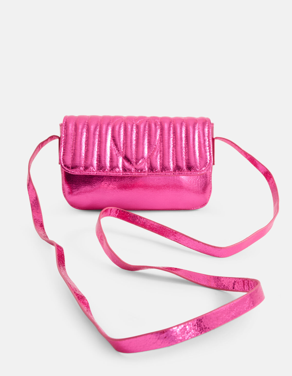 Metallic Quilted Tas Roze SHOEBY ACCESSOIRES