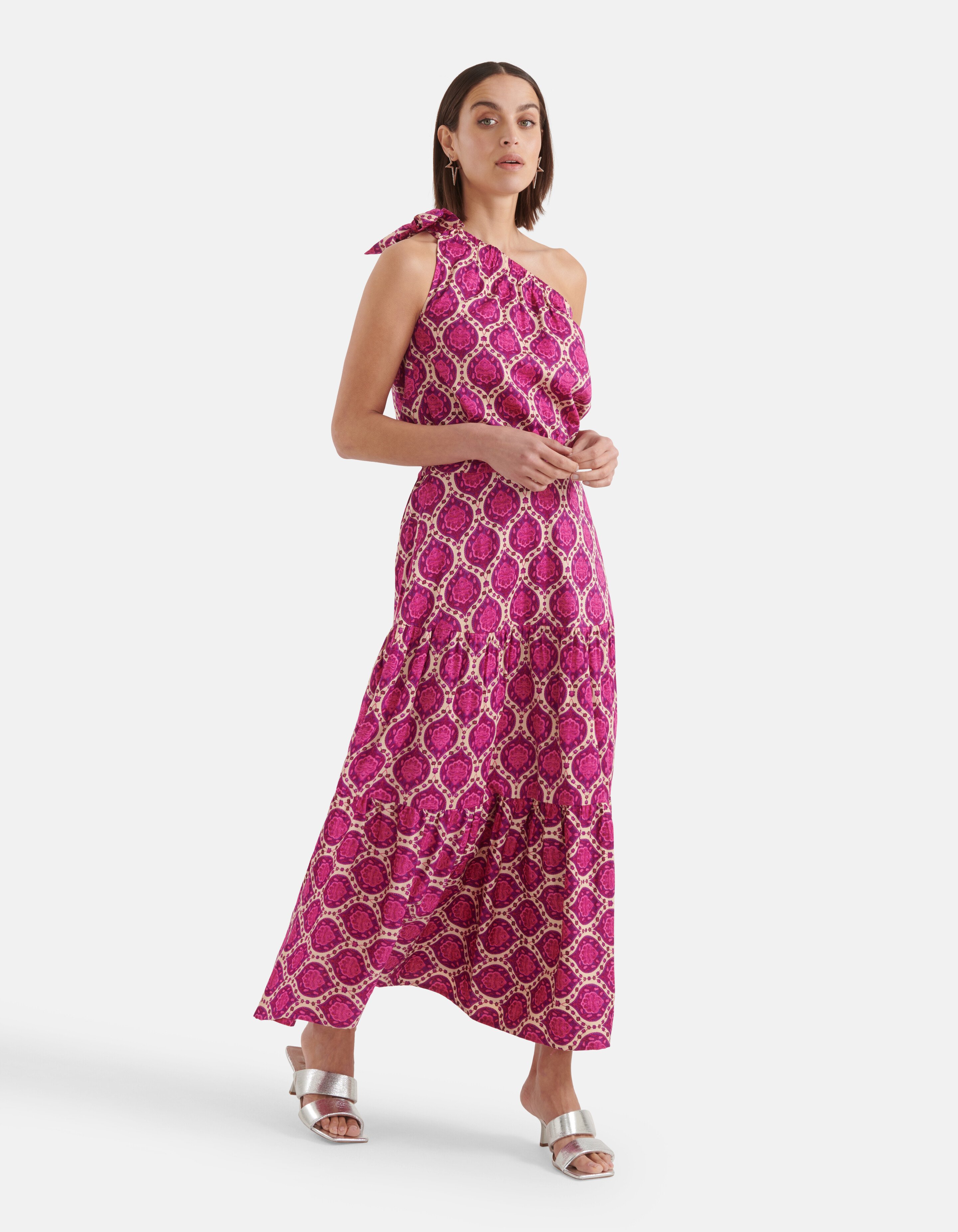 Grafische Maxi Rok Paars SHOEBY WOMEN