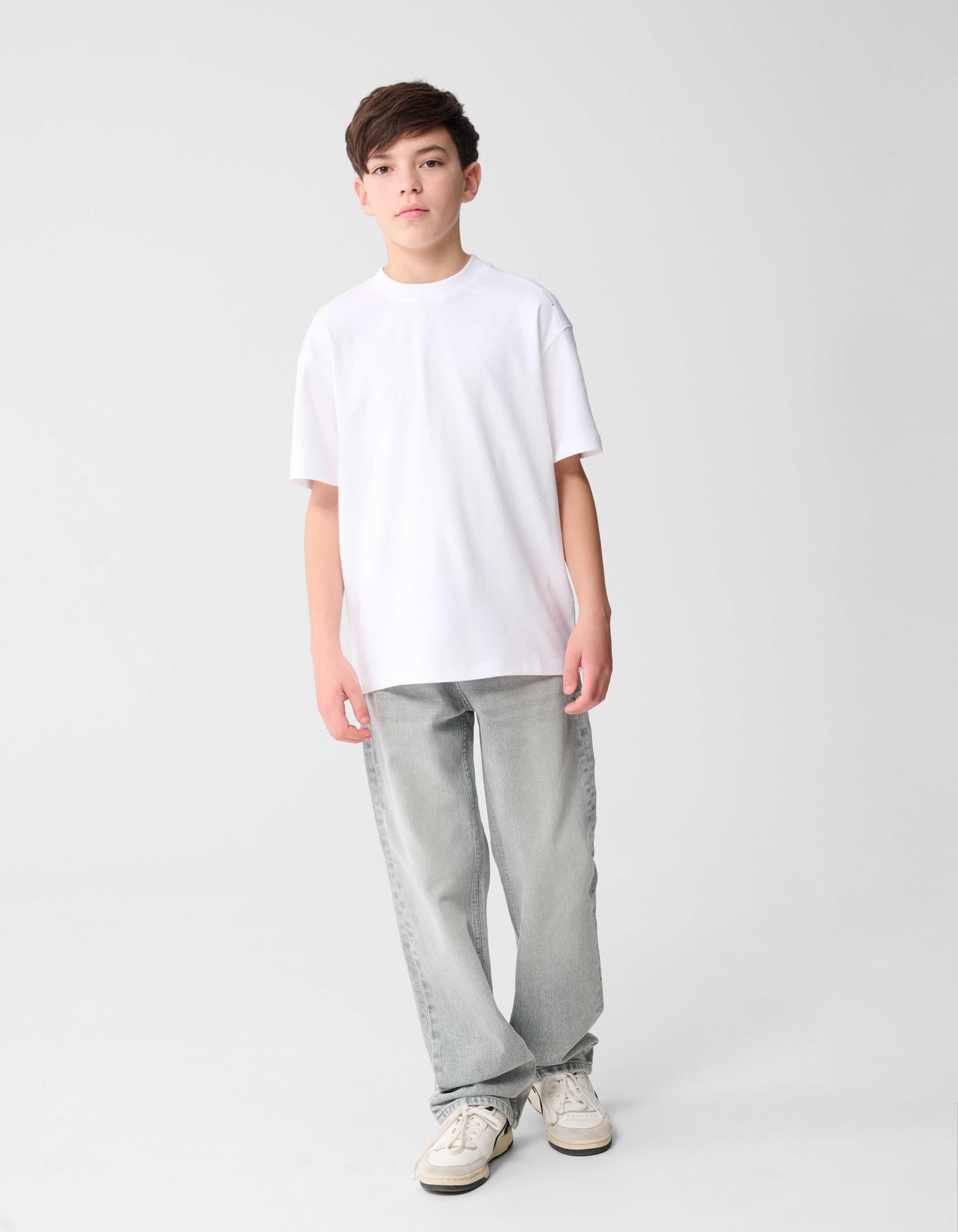 Label T-shirt Wit SHOEBY BOYS