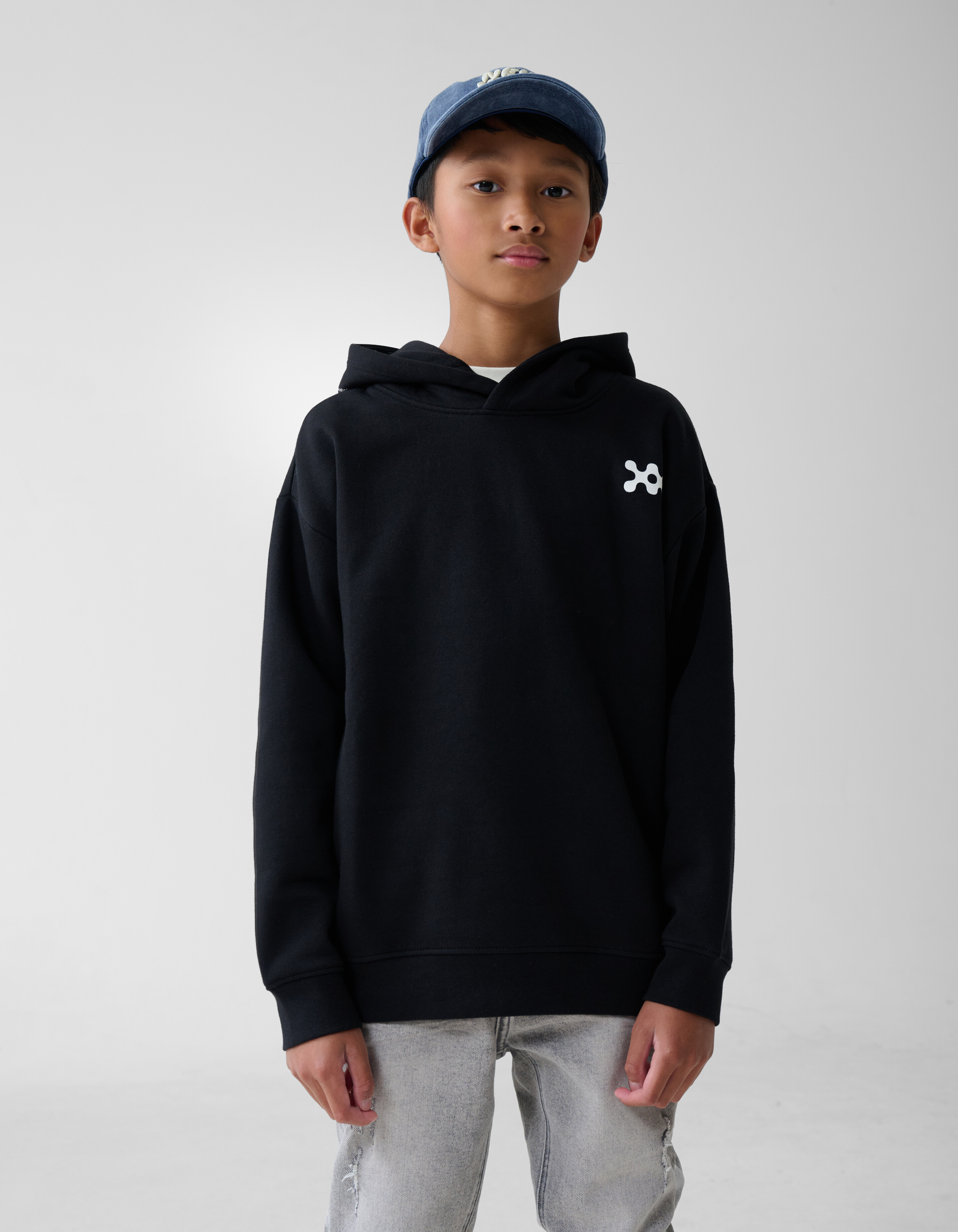 Basis Artwork Hoodie Zwart SHOEBY BOYS