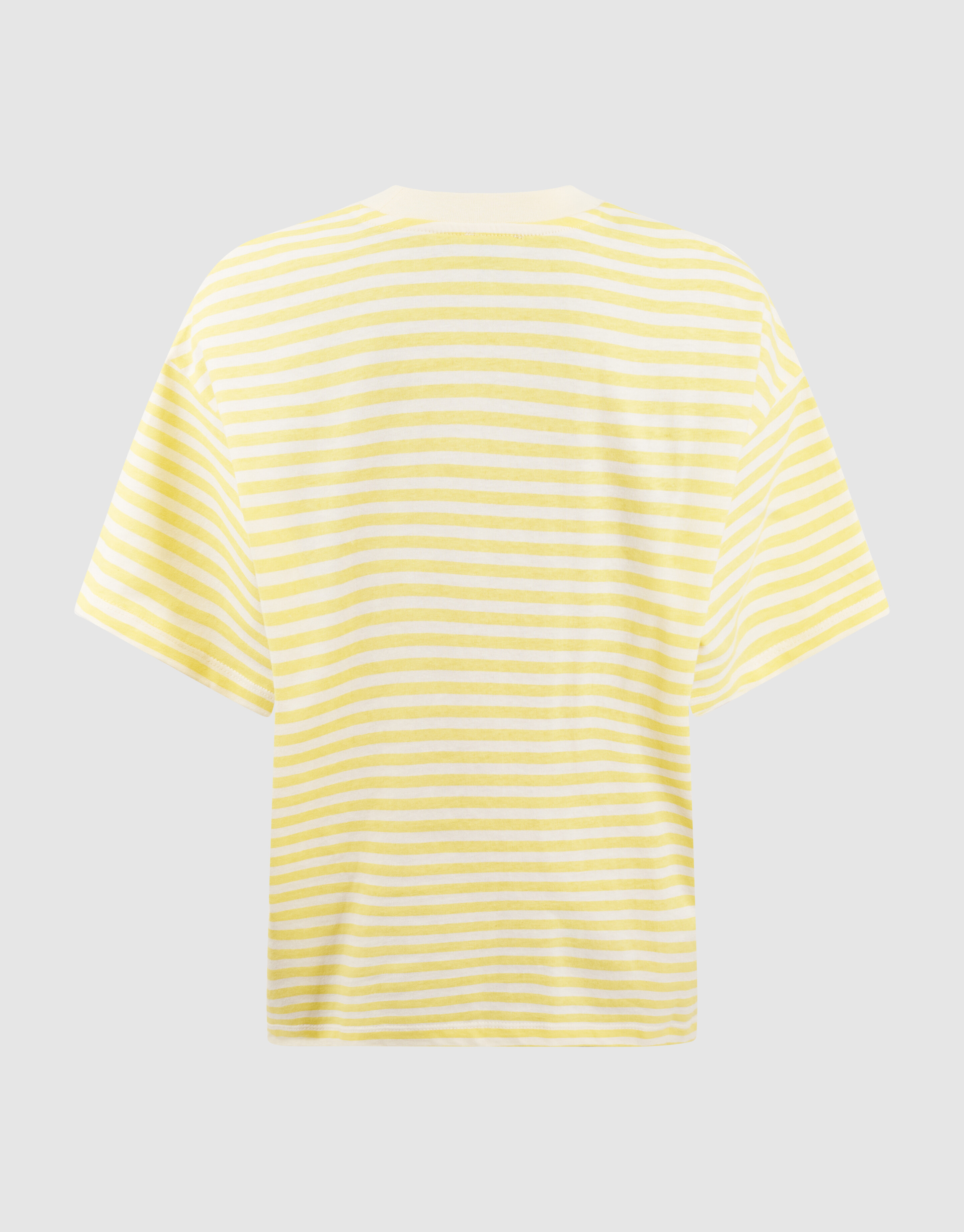 Striped Fruit Artwork T-shirt Geel SHOEBY GIRLS