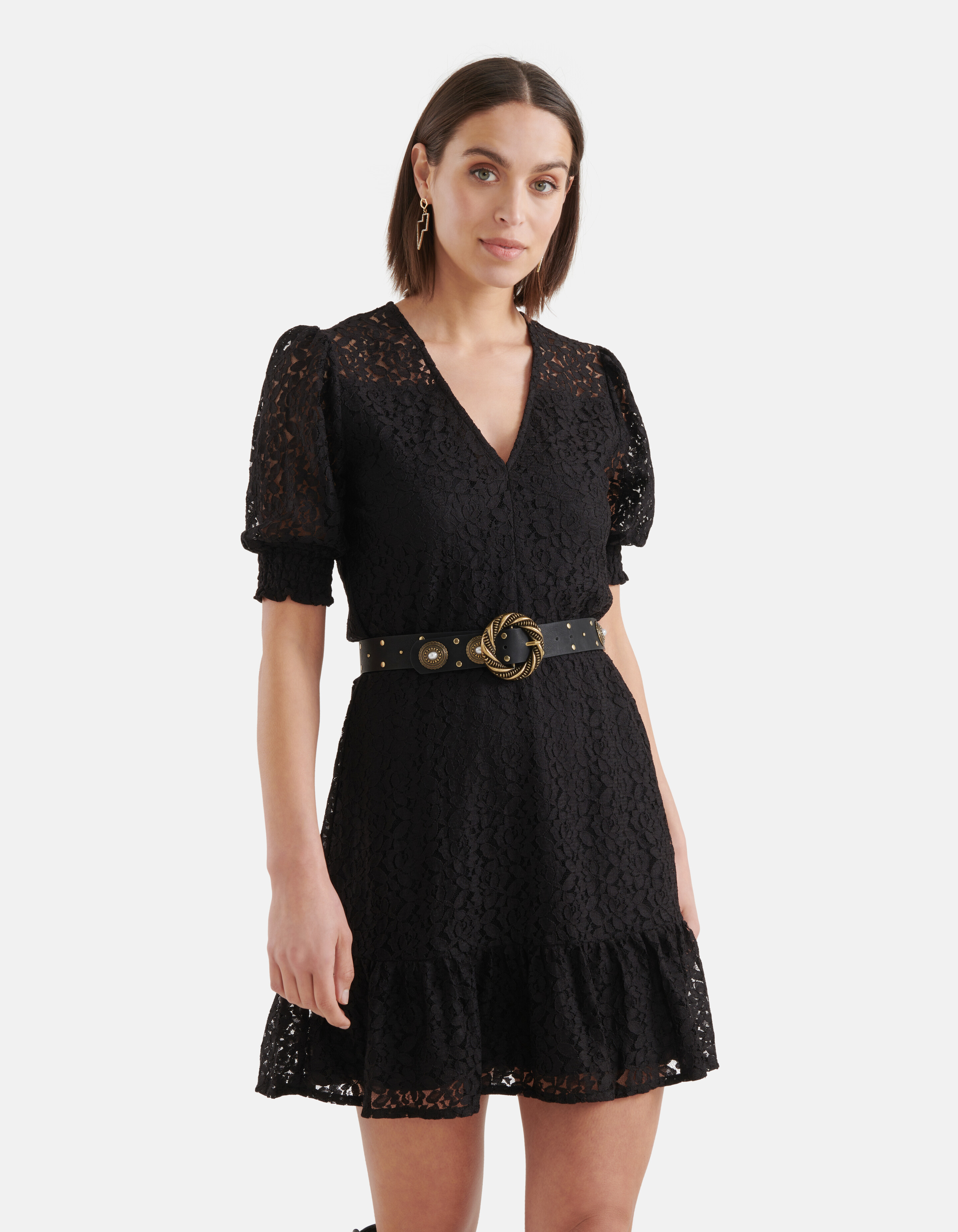 Kanten Jurk Zwart SHOEBY WOMEN