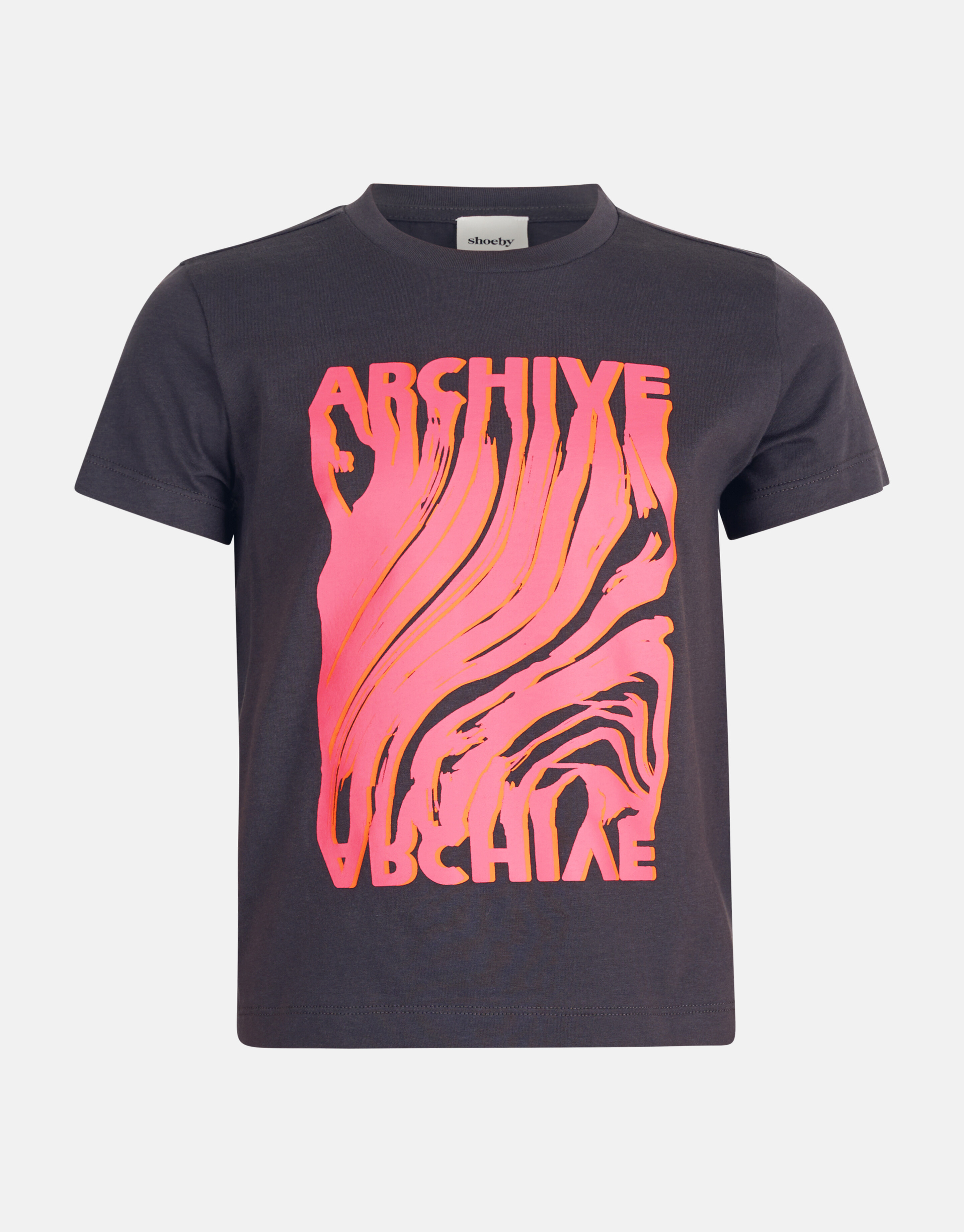 Artwork T-shirt Donkergrijs SHOEBY GIRLS