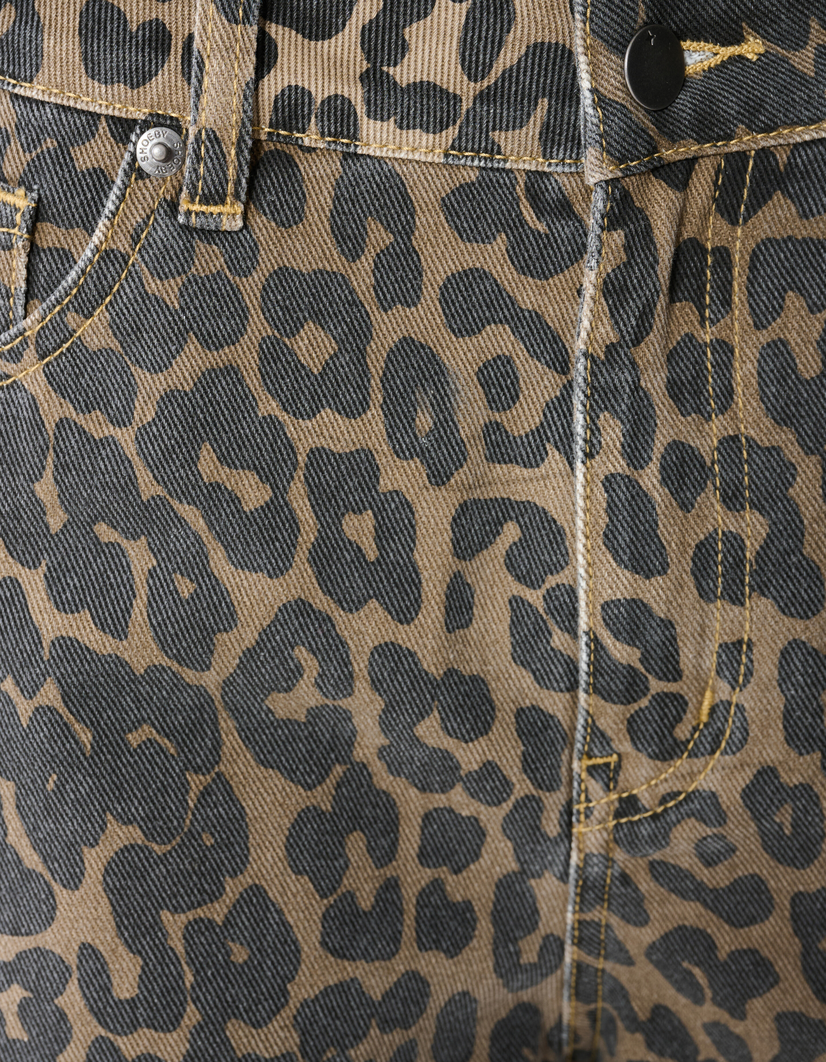 Leopard Denim Short Bruin SHOEBY WOMEN