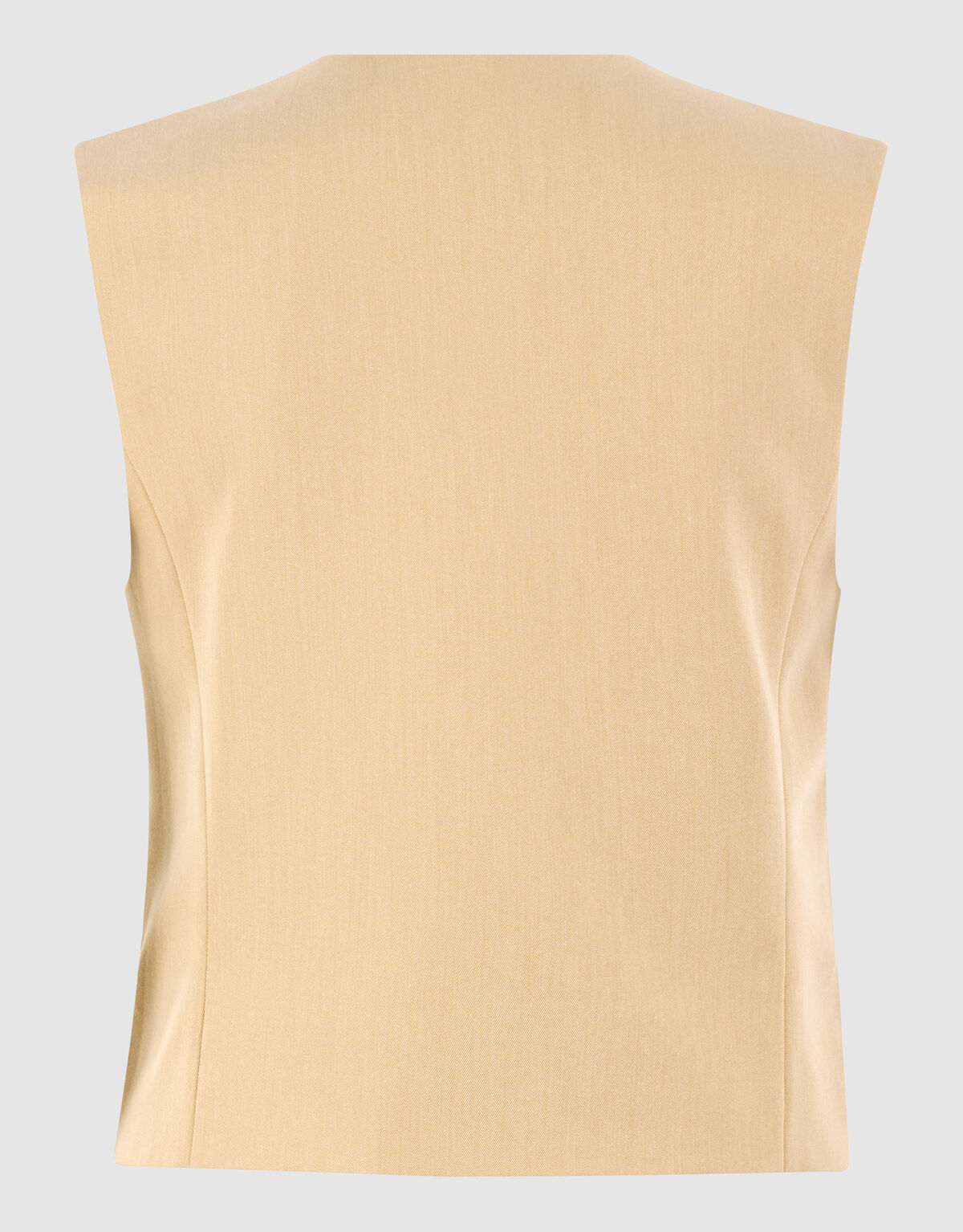 Asymmetrisch Gilet Zand SHOEBY WOMEN