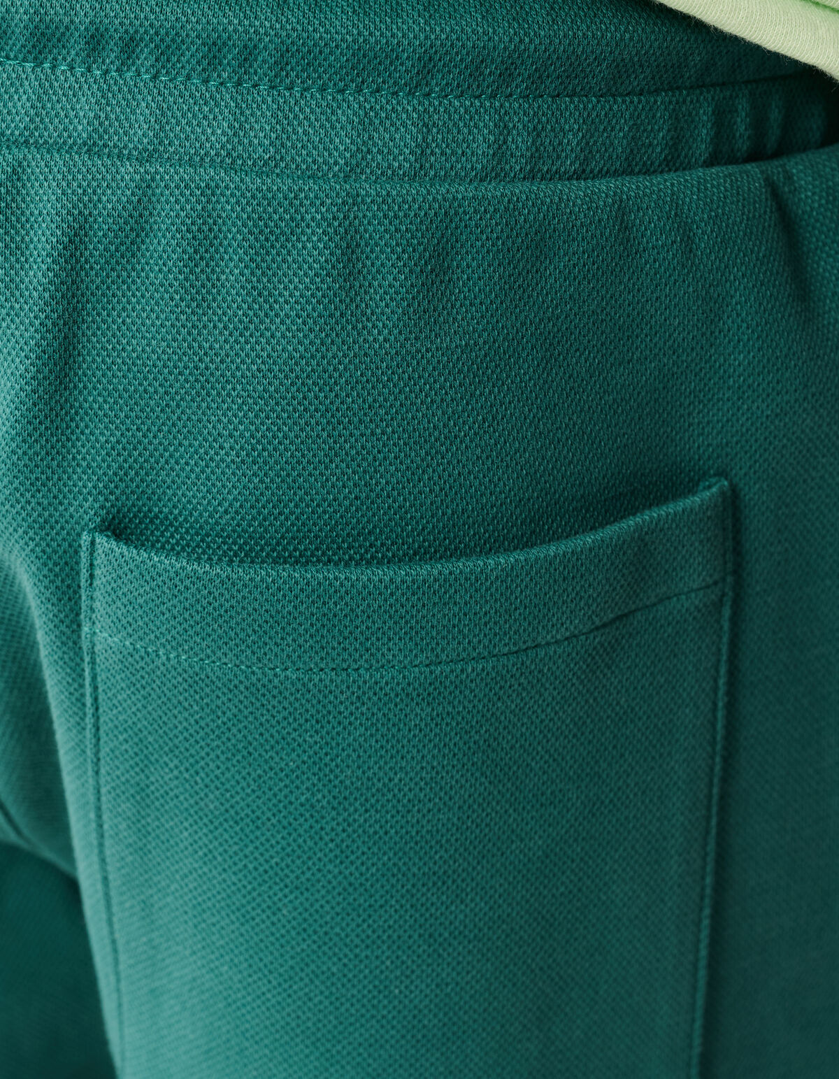 Pique Short Groen SHOEBY BOYS