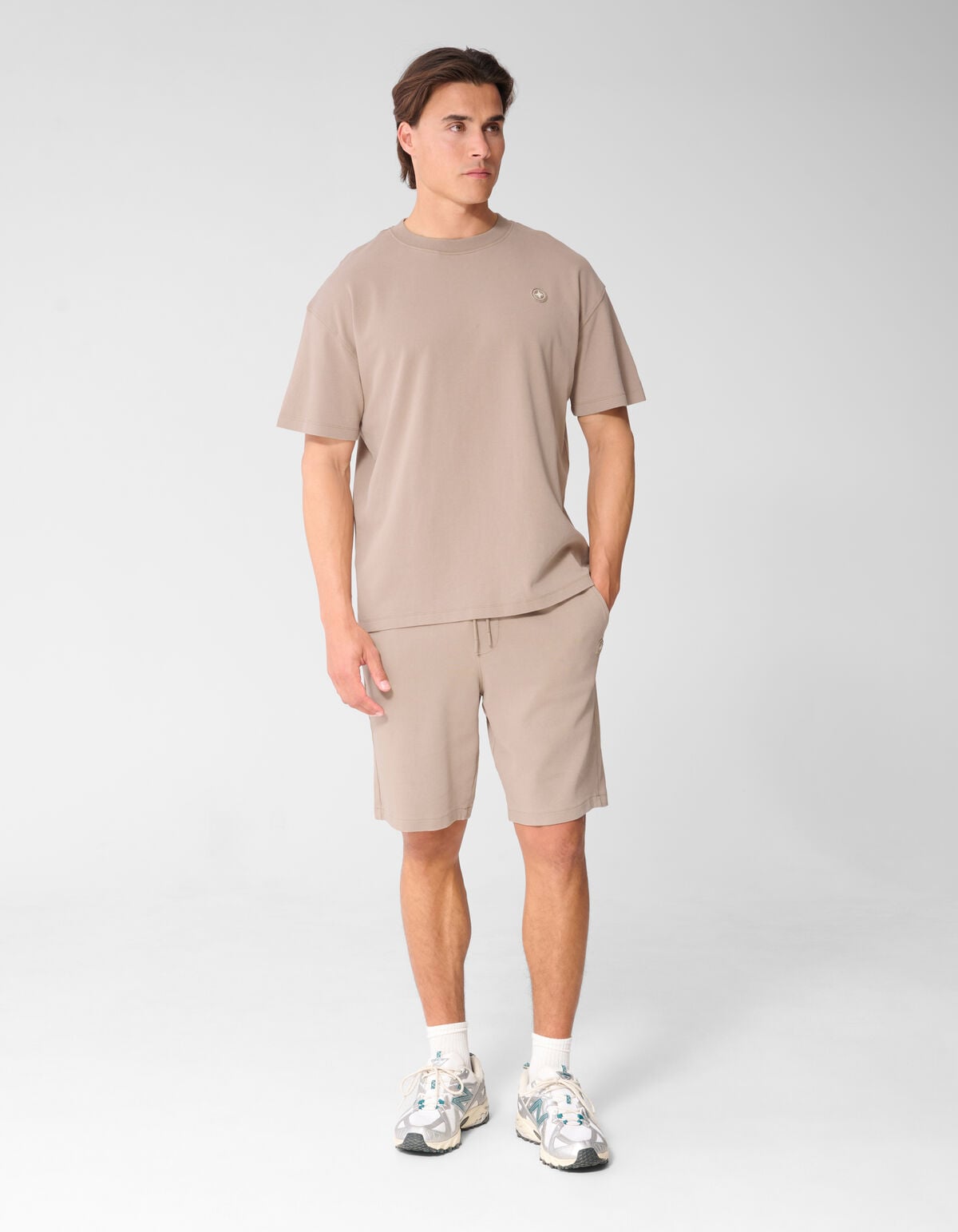 Washed Spark Short Taupe SHOEBY MEN
