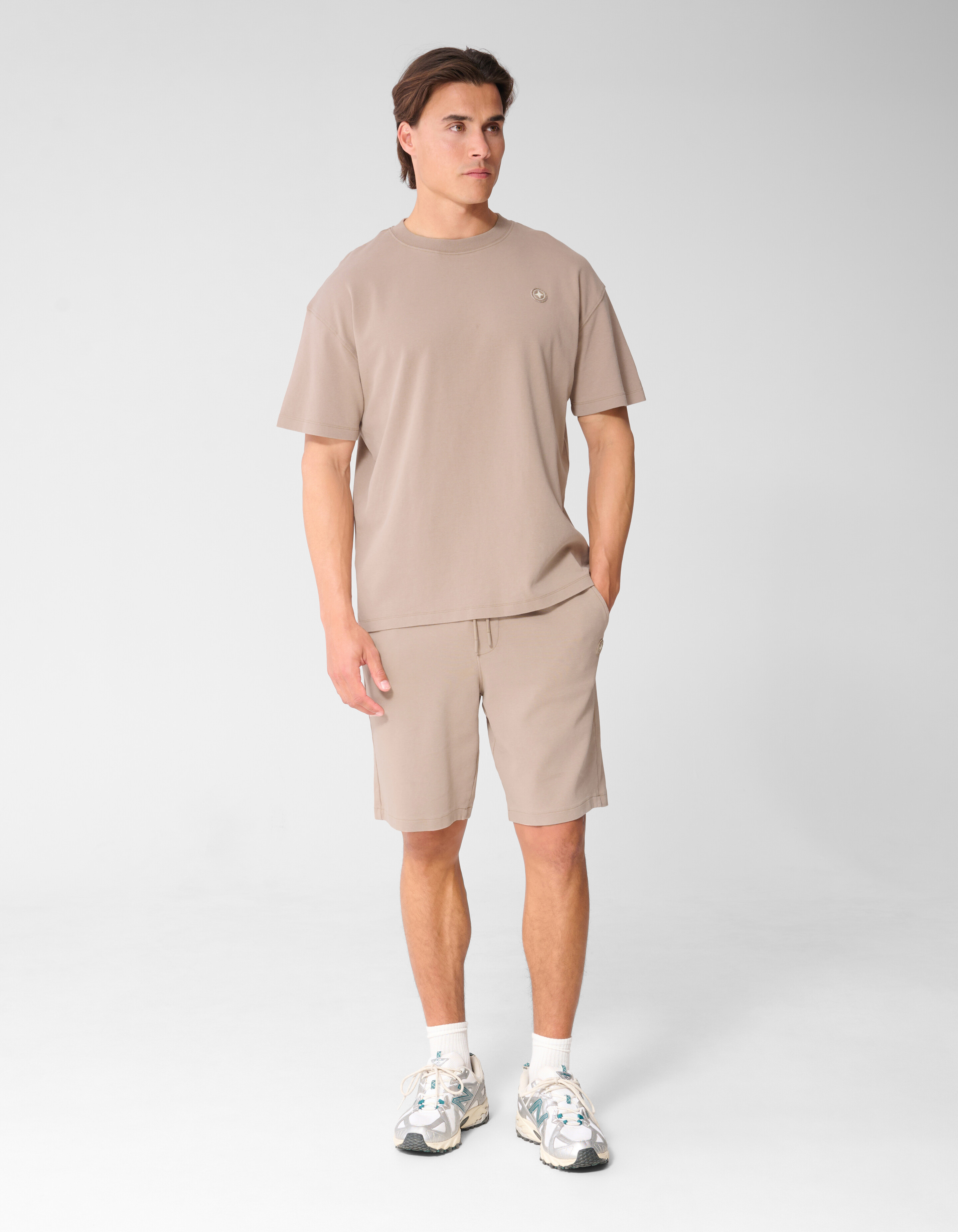 Washed Spark Short Taupe SHOEBY MEN