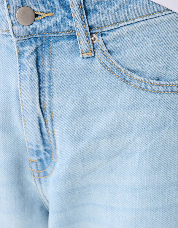 Wide Leg Fit Jeans Bleached SHOEBY WOMEN