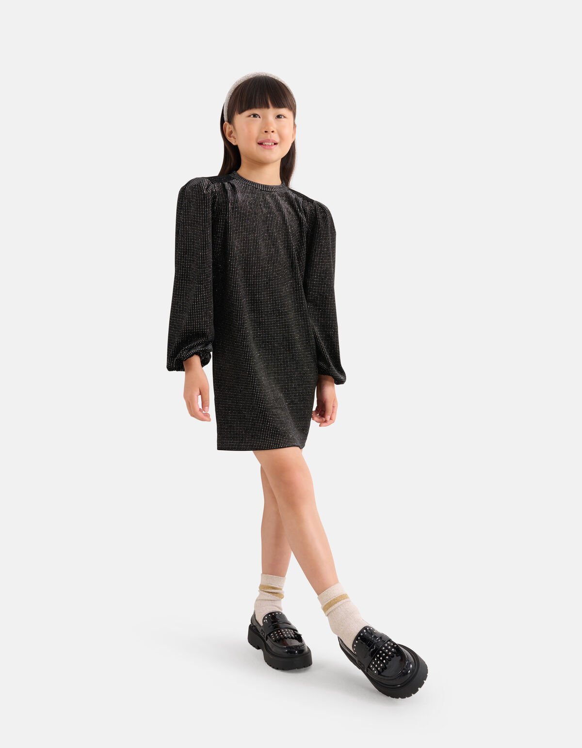 Strass Jurk Zwart SHOEBY GIRLS