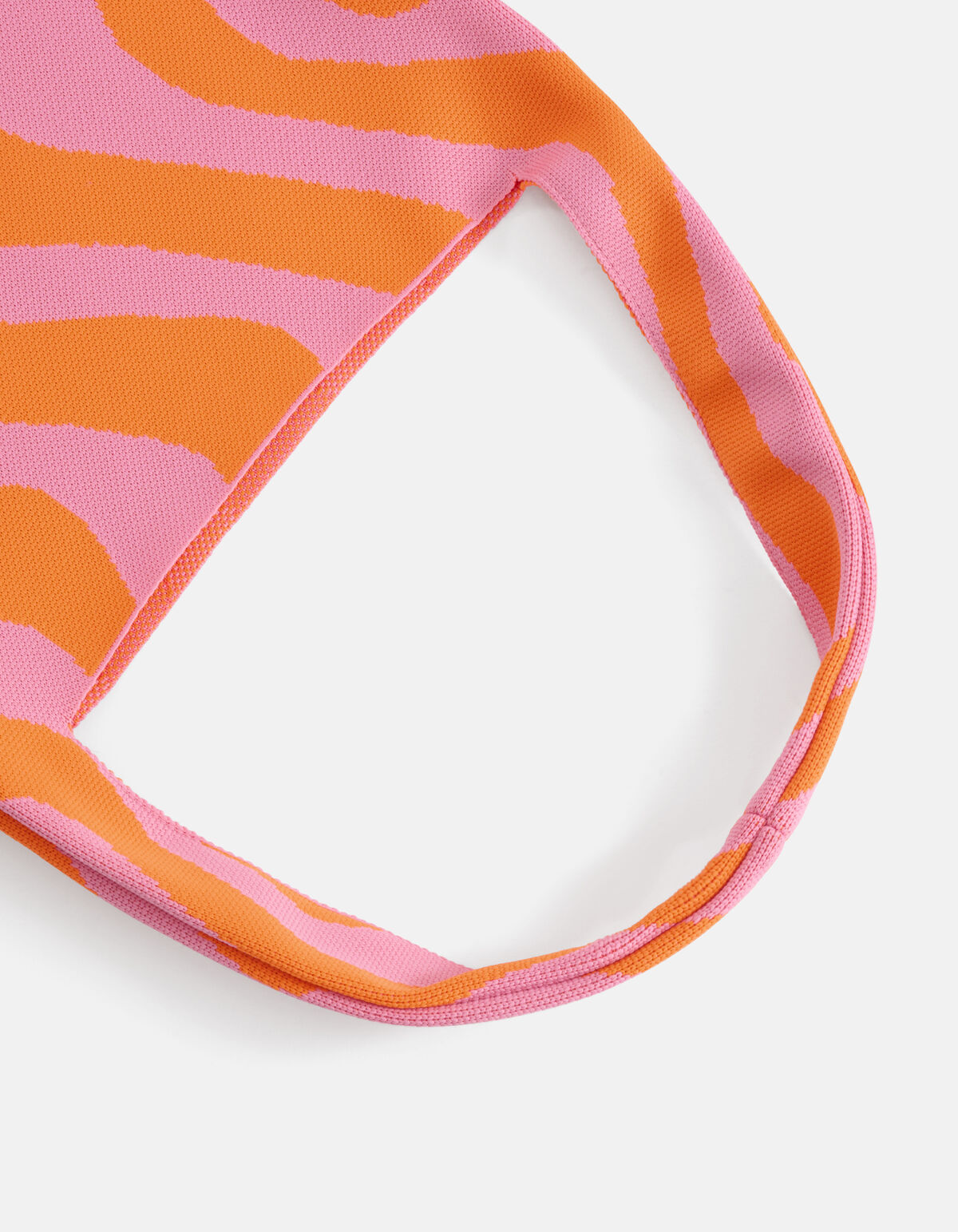 Knitted Tas Roze/Oranje SHOEBY ACCESSOIRES