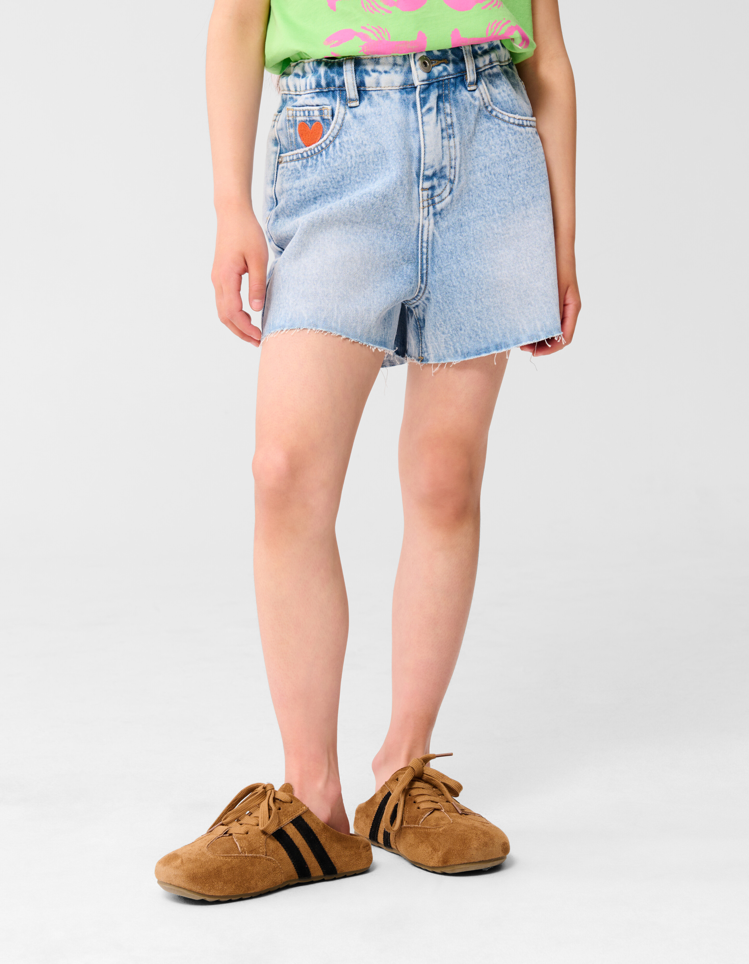 Embroidery Short Bleached SHOEBY GIRLS