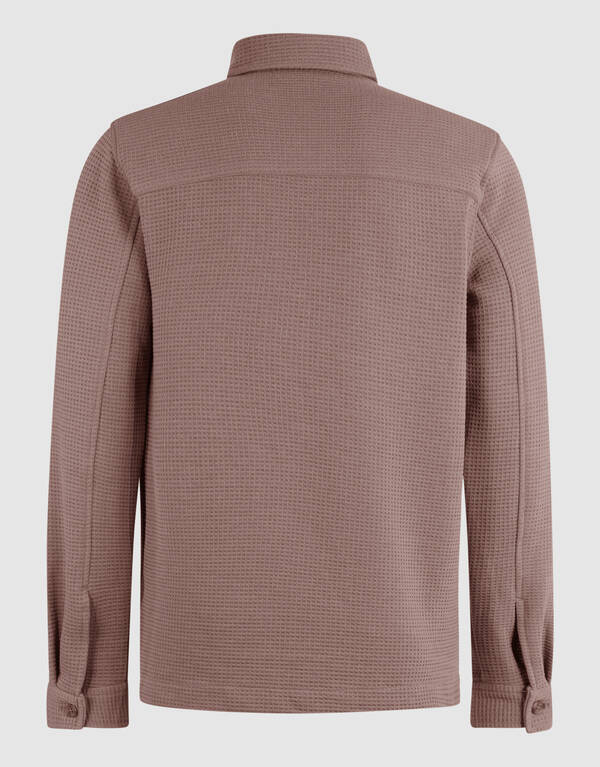 Waffle Overshirt Lichtbruin SHOEBY MEN