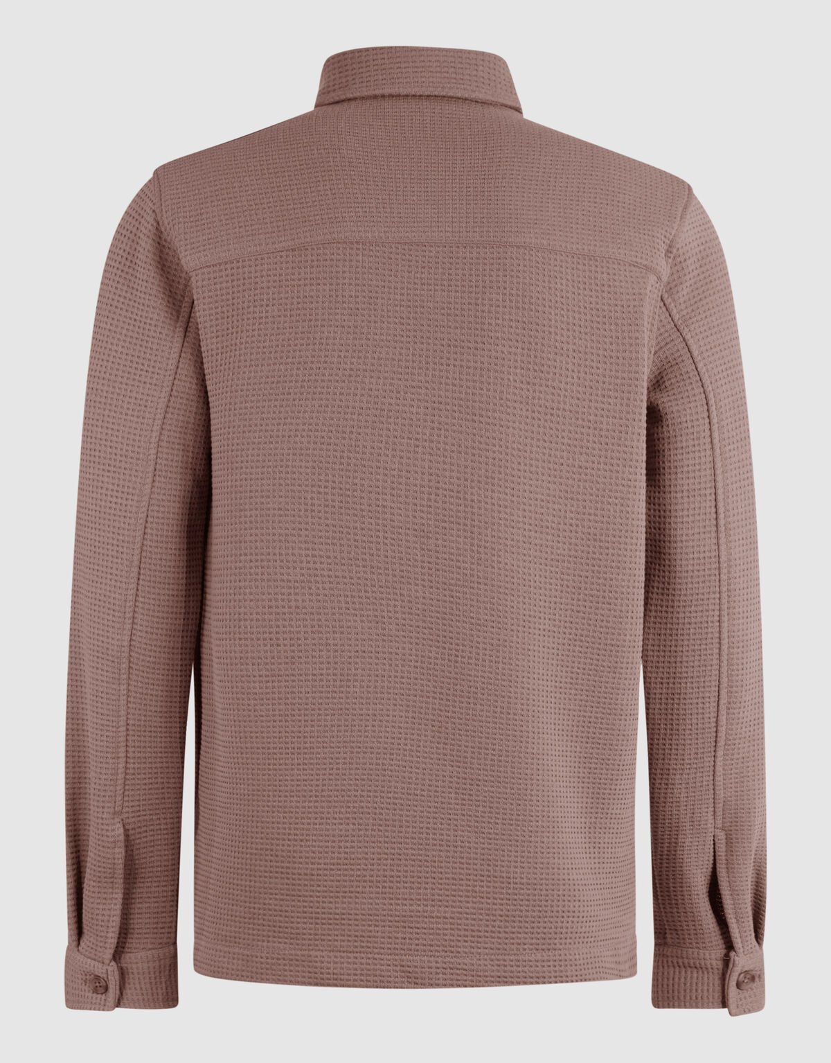 Waffle Overshirt Lichtbruin SHOEBY MEN