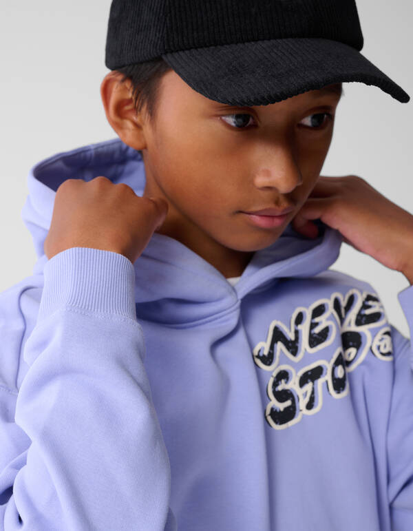 Good Mood Artwork Hoodie Lichtpaars SHOEBY BOYS