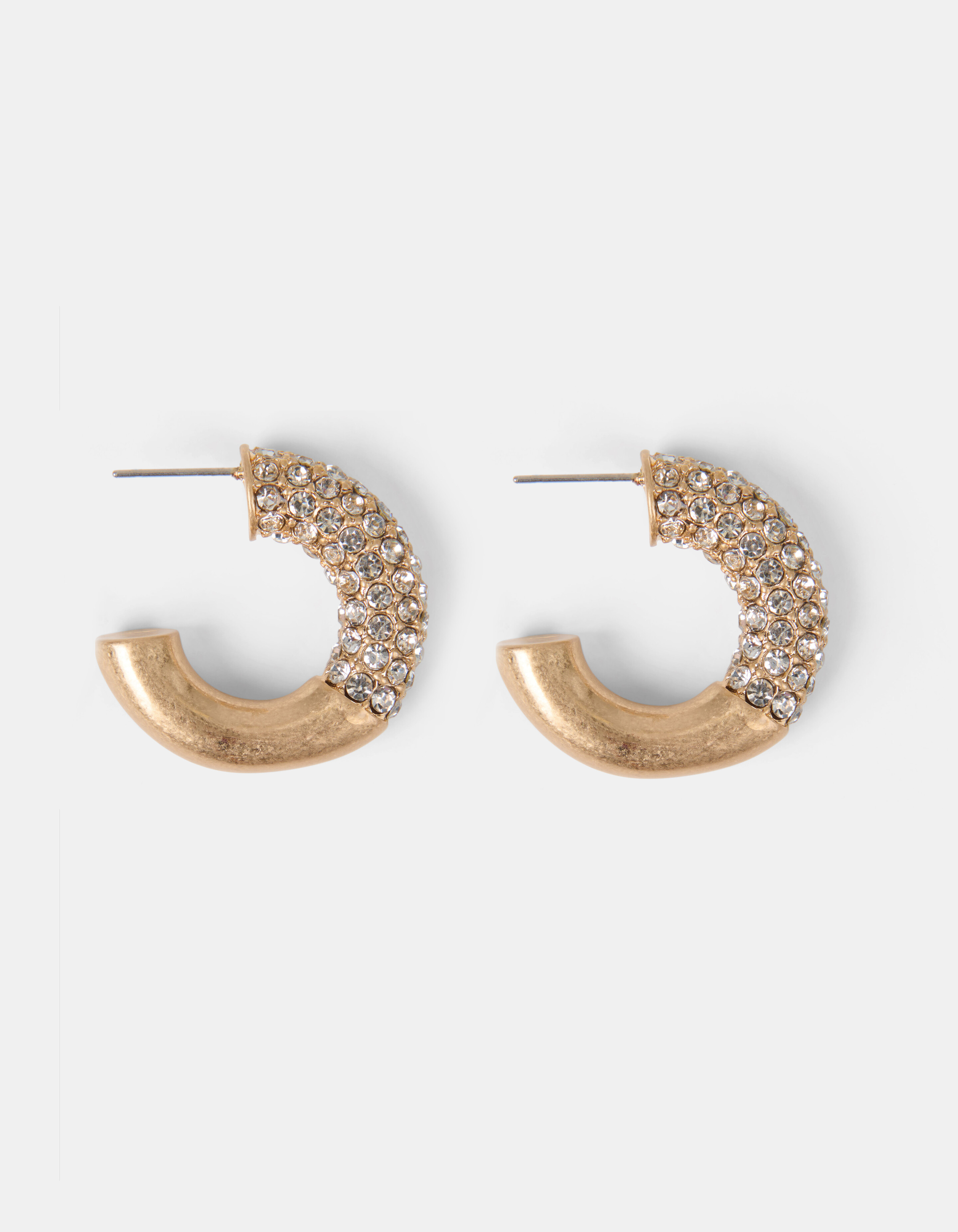 Big Diamond Hoops Oorbellen SHOEBY ACCESSOIRES