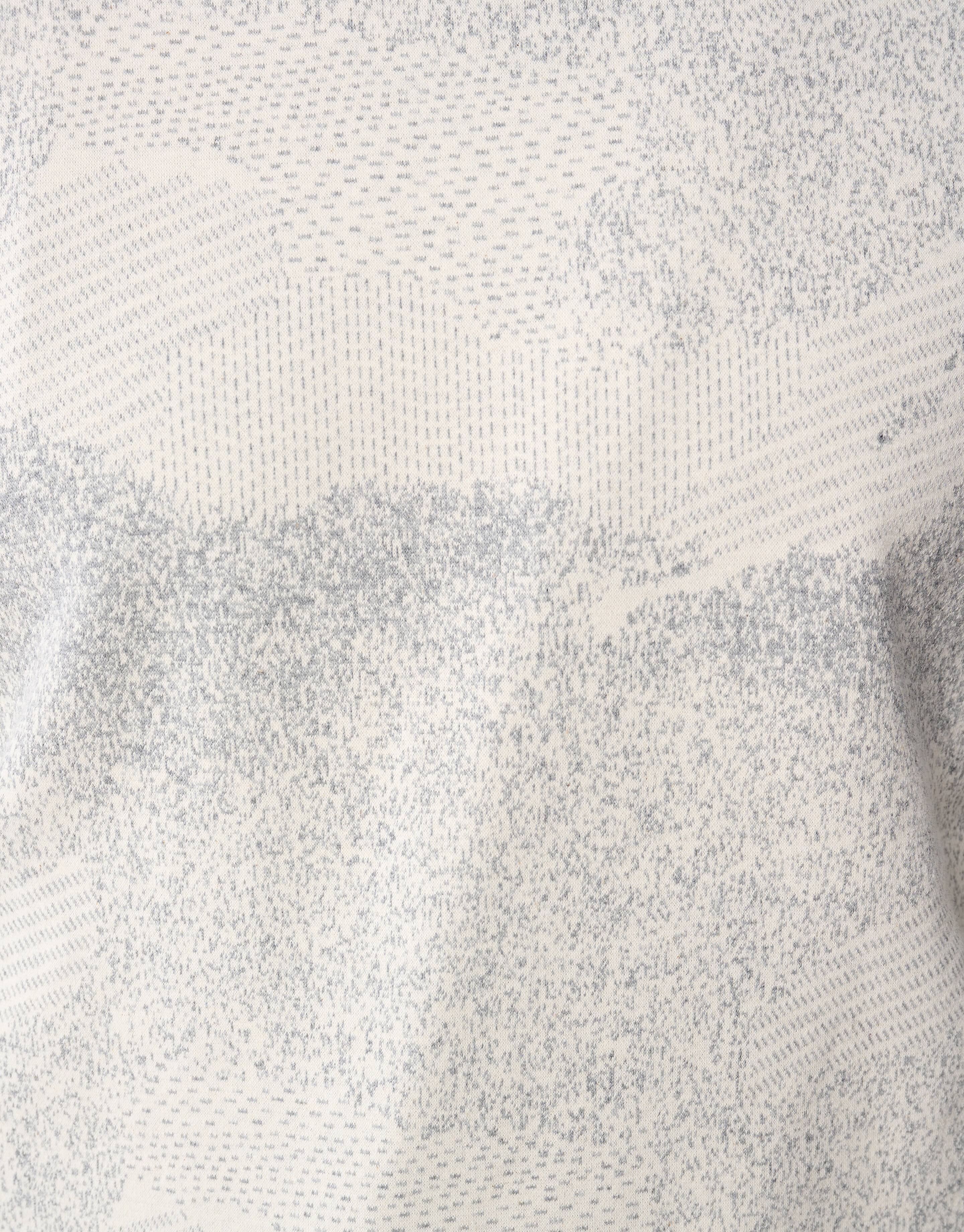 Jacquard Camo Sweater Gebroken Wit SHOEBY MEN