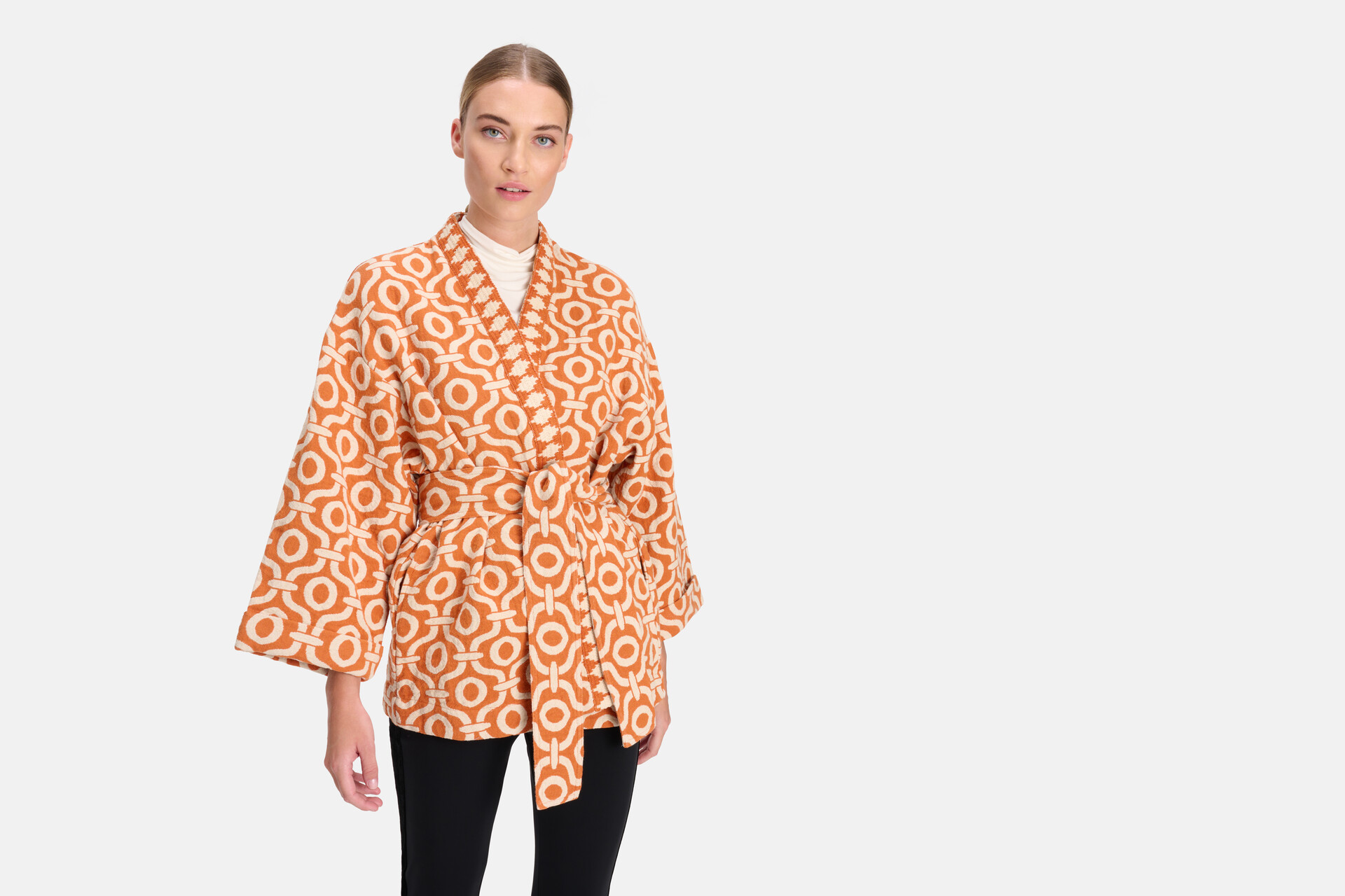 Jacquard Kimono Oranje SHOEBY WOMEN