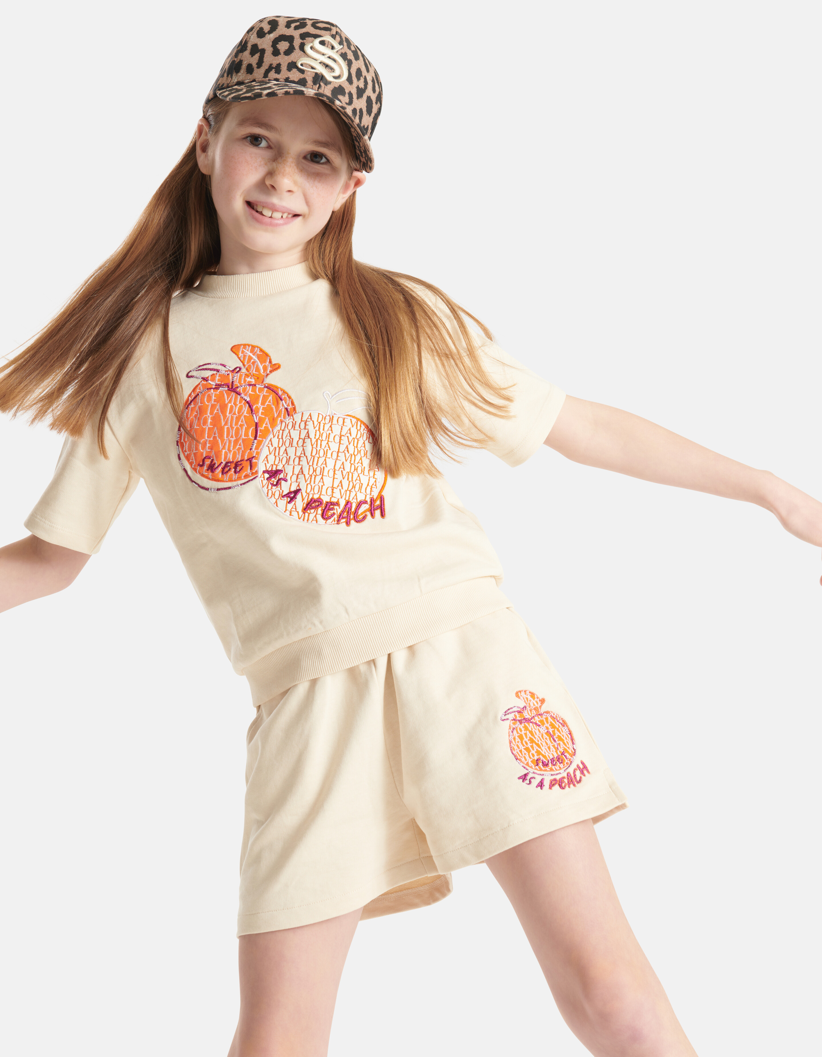 Sweat Short Gebroken Wit SHOEBY GIRLS
