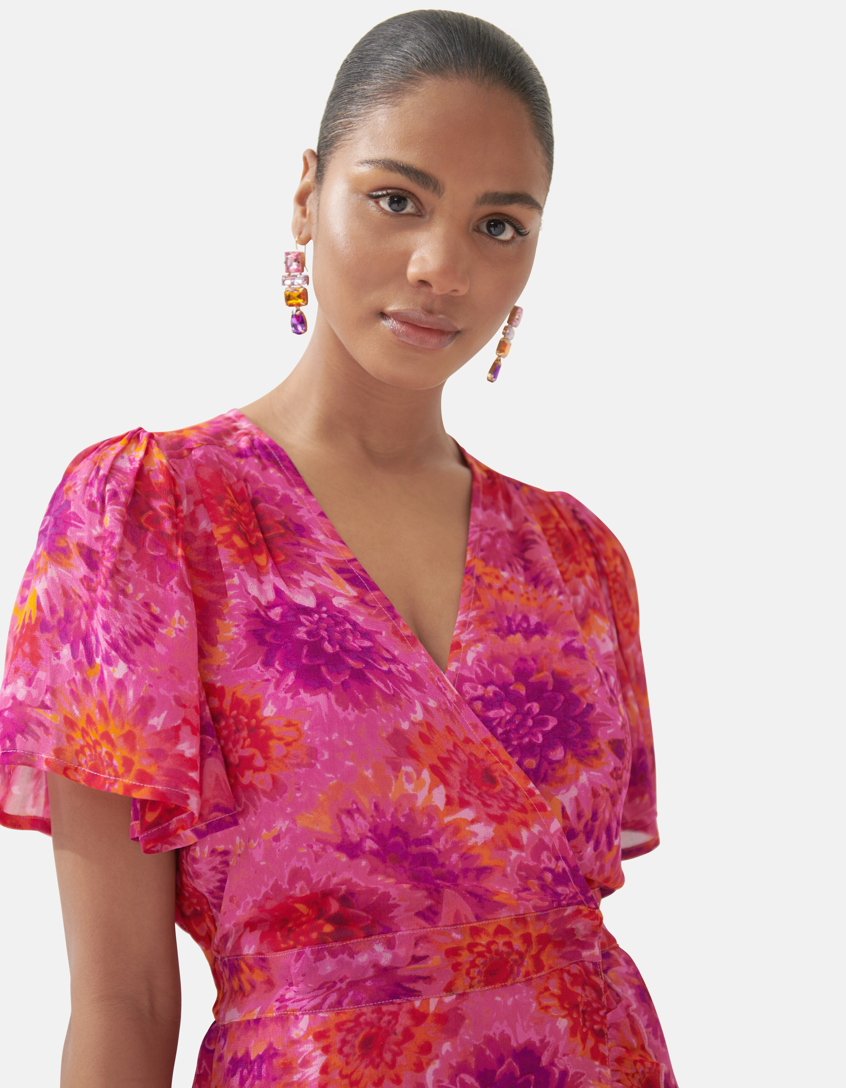Printed Jurk Roze SHOEBY WOMEN