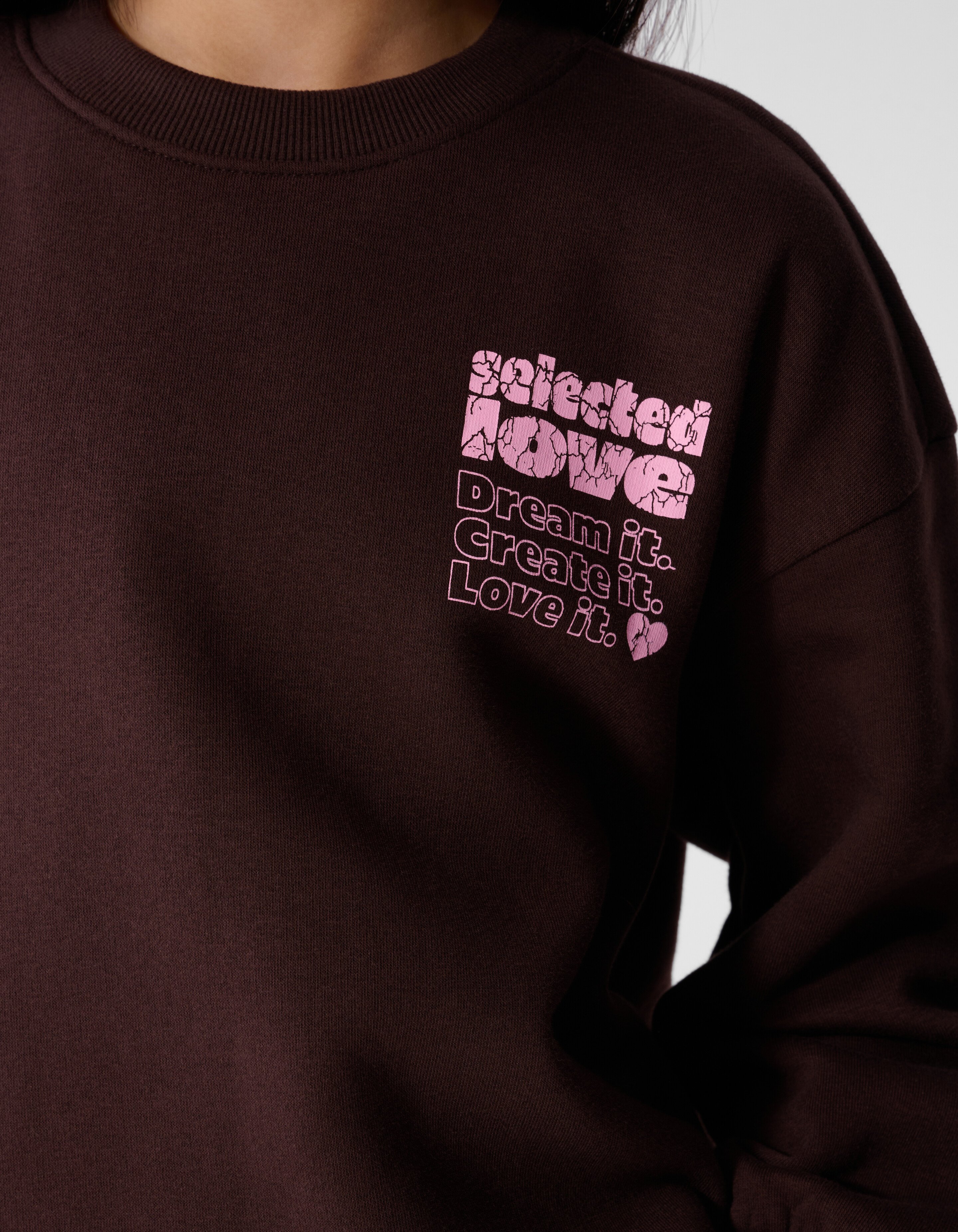 Baseball Artwork Sweater Donkerbruin SHOEBY GIRLS
