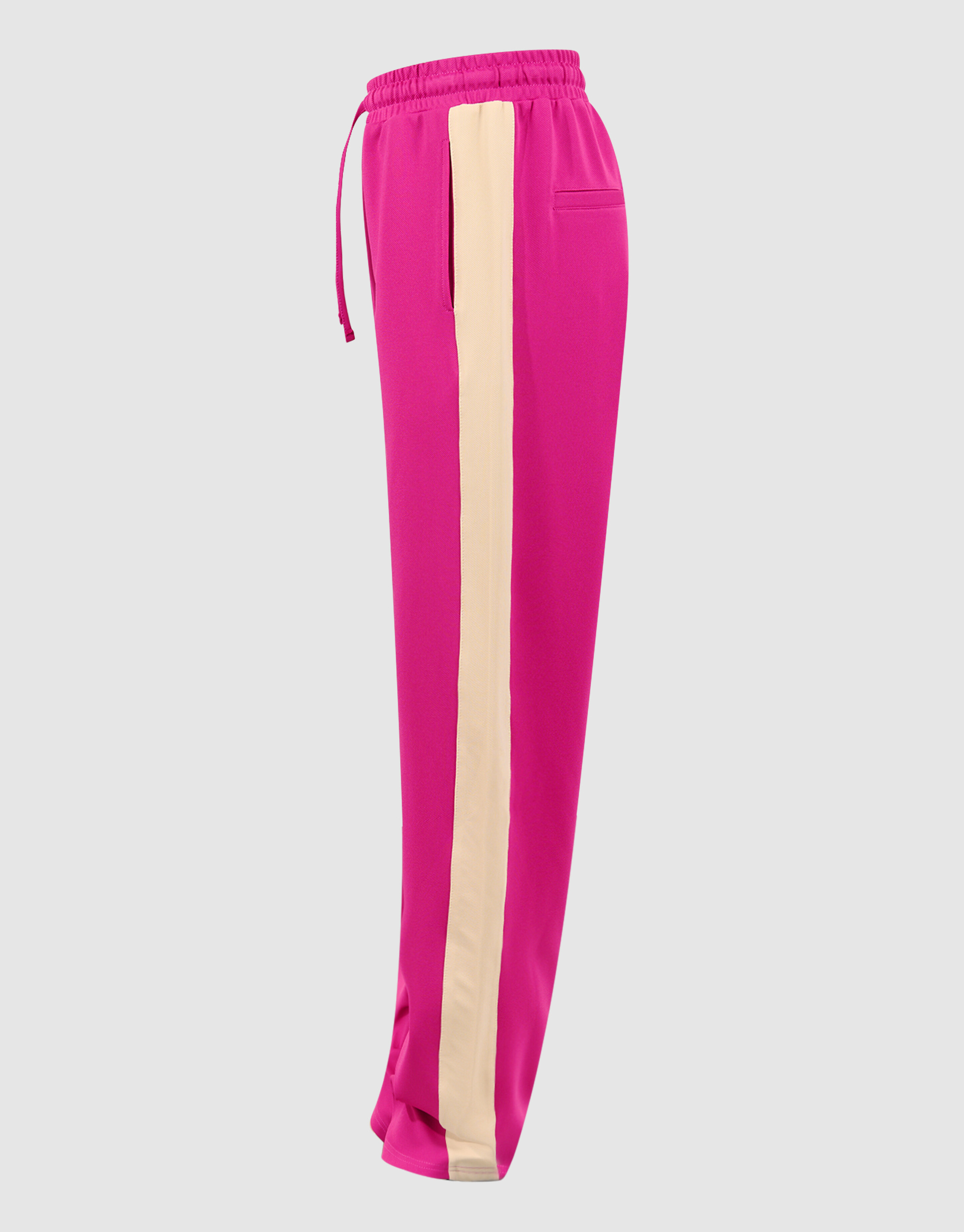 Sporty Wide Leg Broek Roze SHOEBY GIRLS