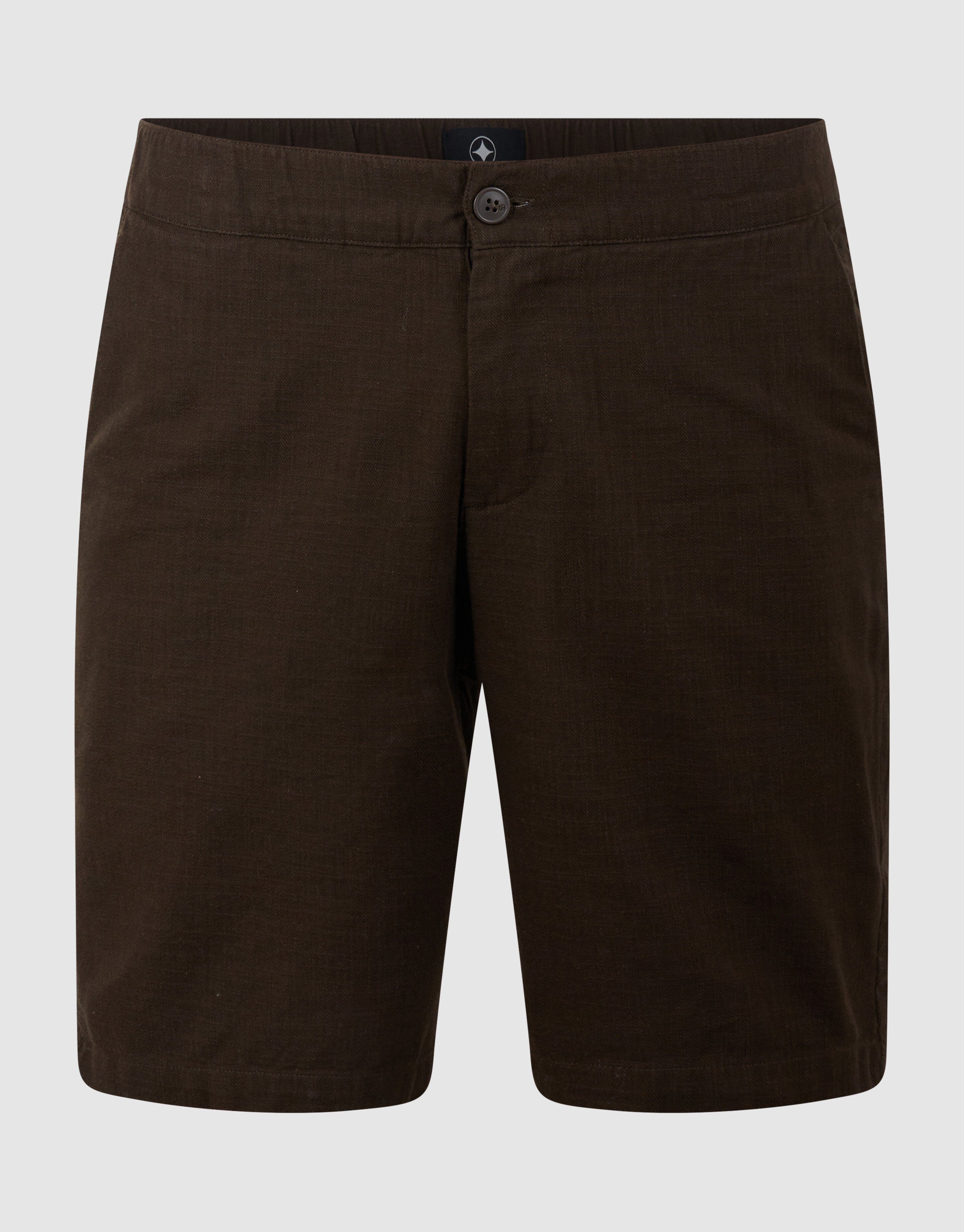 Structuur Short Donkerbruin SHOEBY MEN