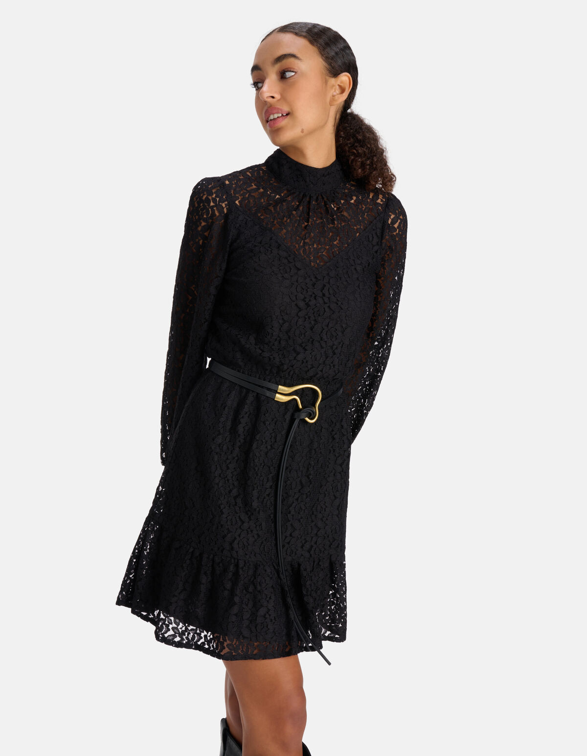 Vastgebonden Riem Zwart SHOEBY ACCESSOIRES