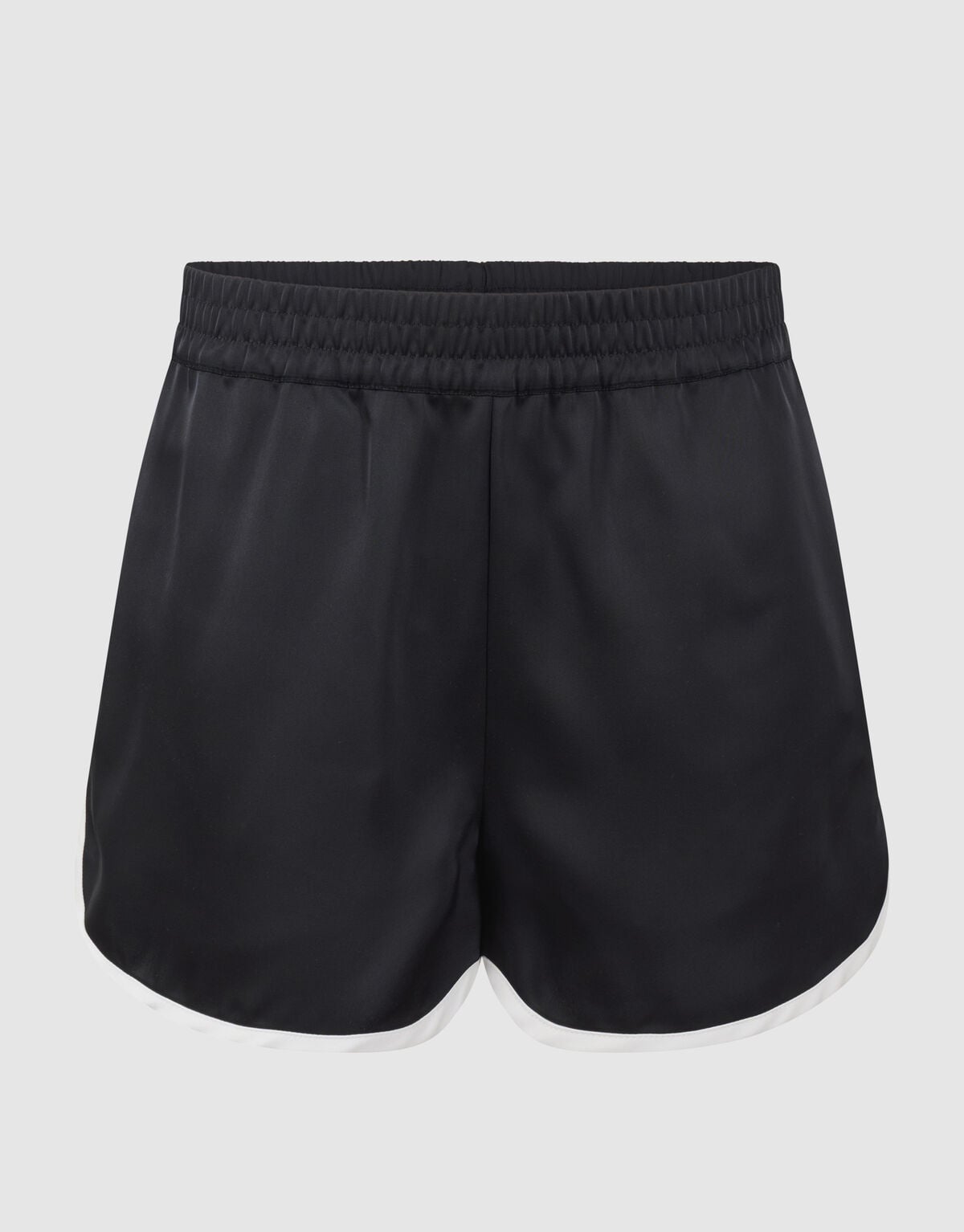 Satijnen Short Zwart By Monica SHOEBY WOMEN