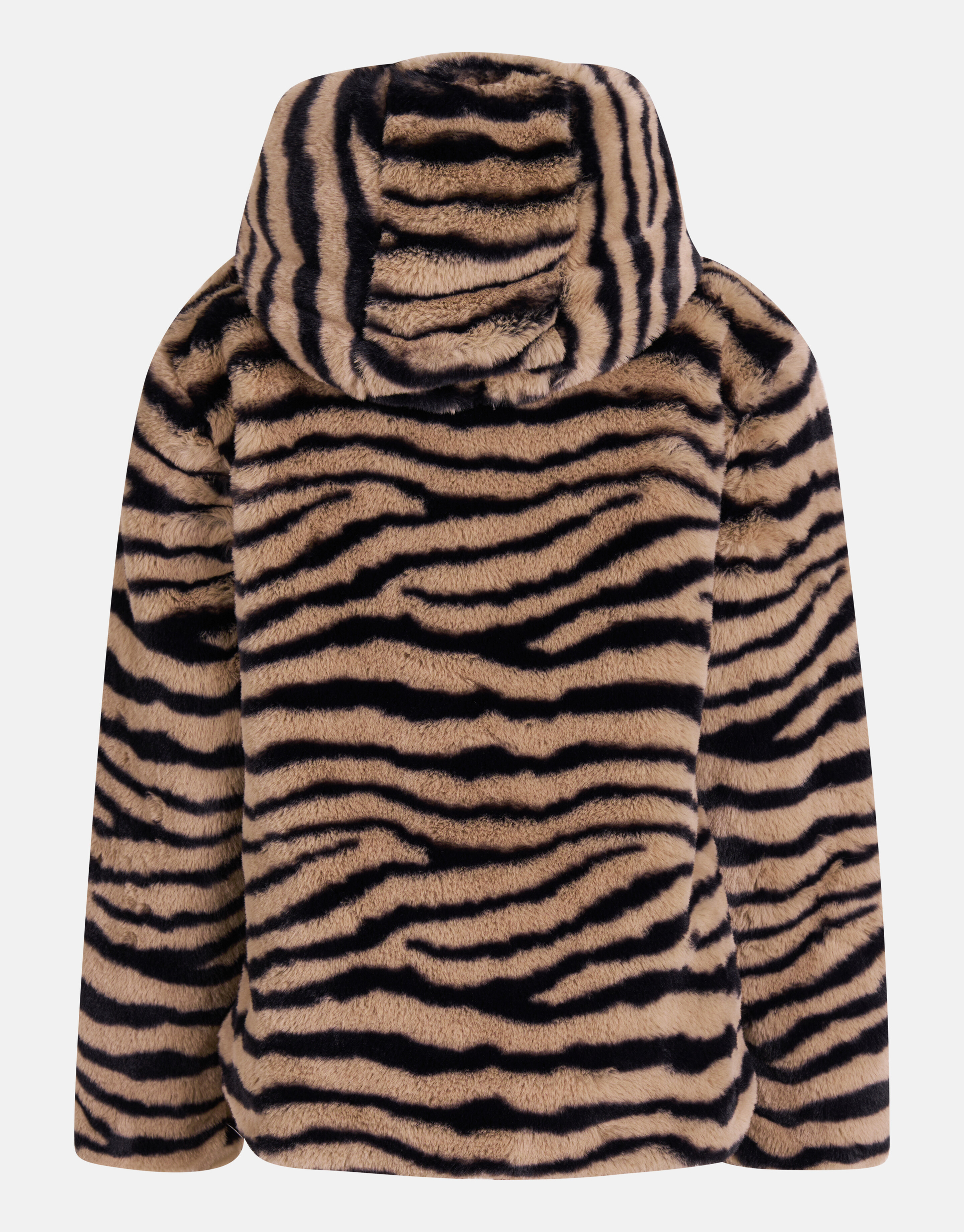 Printed Faux Fur Jas Bruin SHOEBY GIRLS