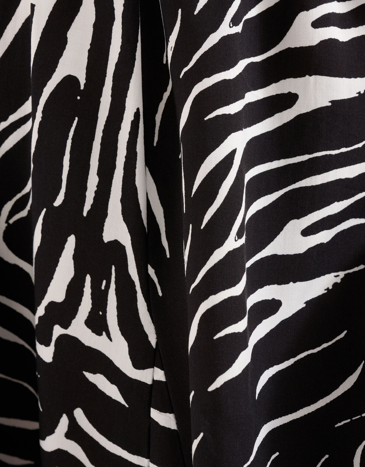 Zebra Print Jurk Zwart/Wit SHOEBY WOMEN