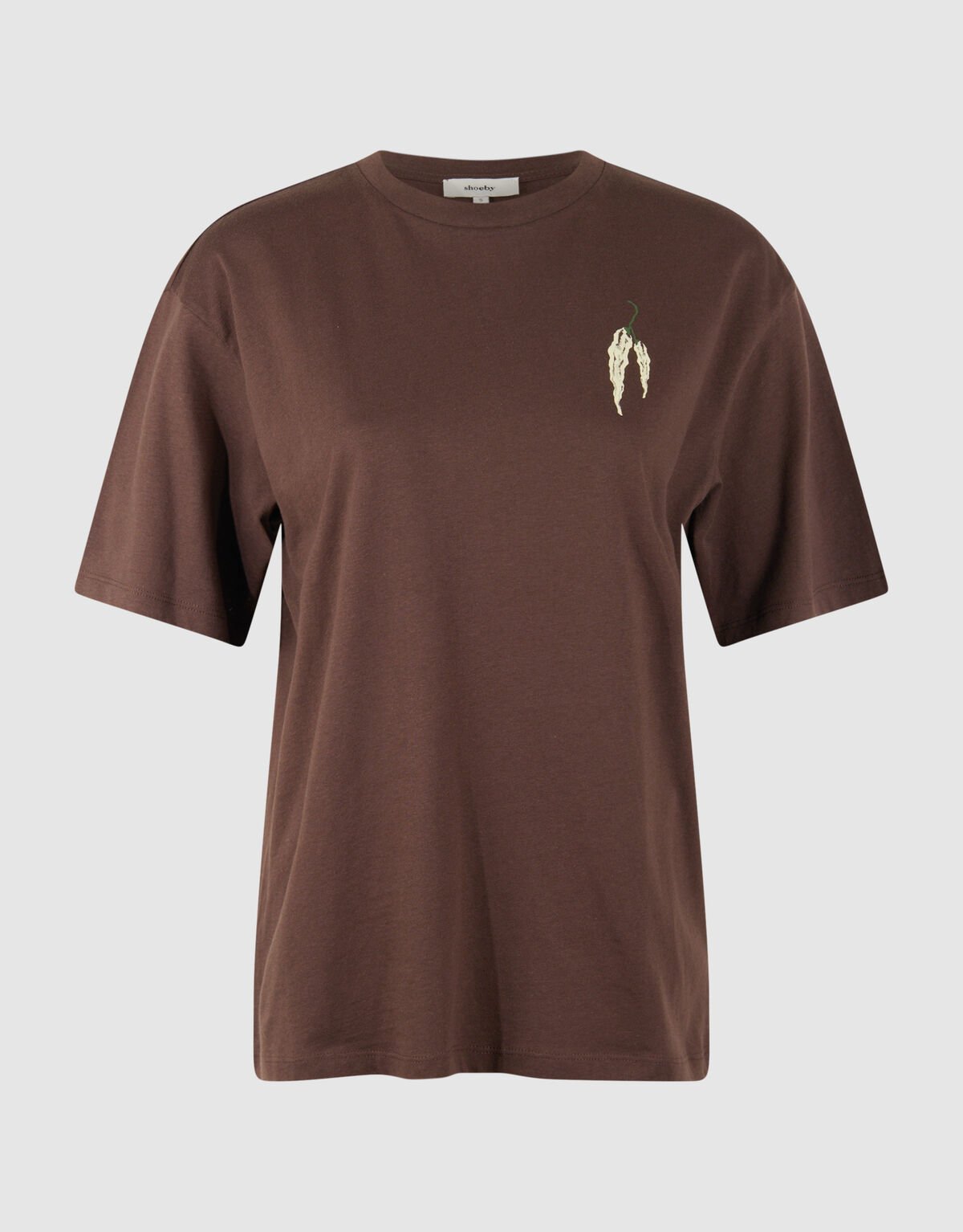 Pepper Artwork T-shirt Bruin SHOEBY WOMEN