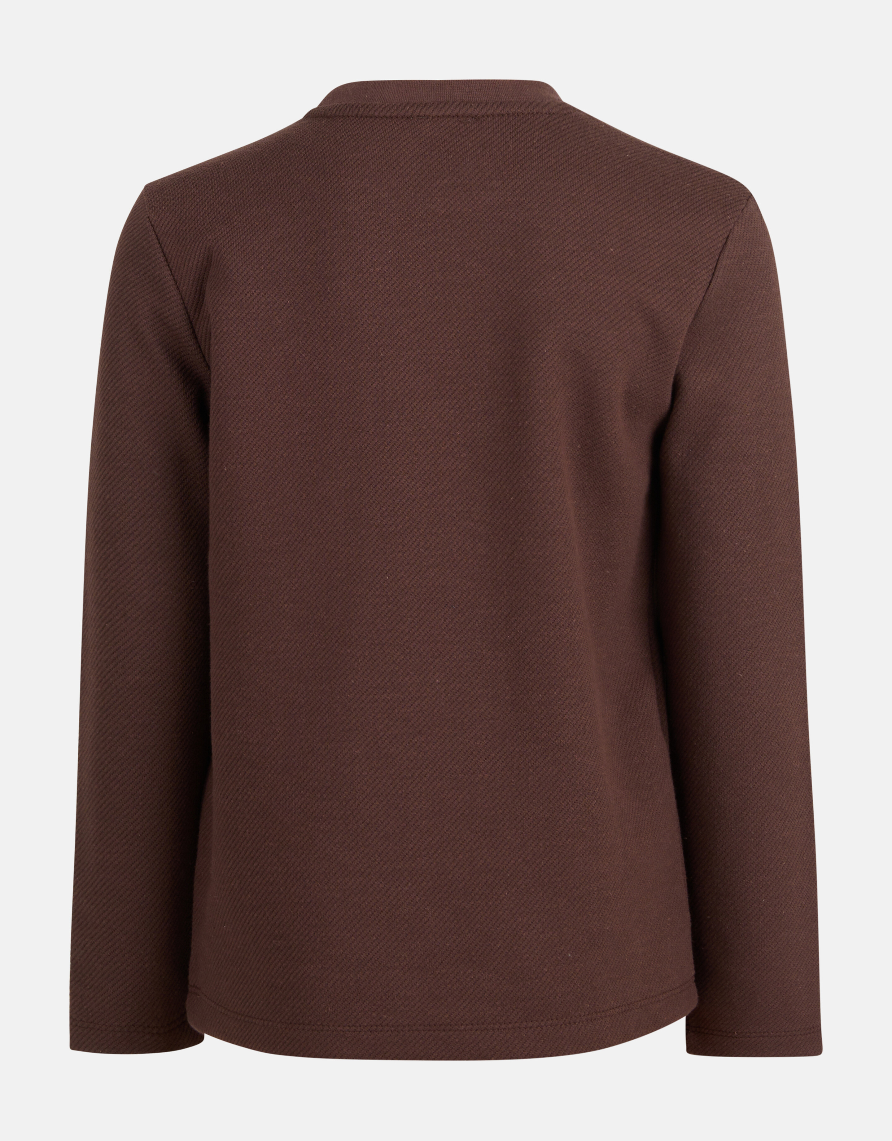 Structuur T-shirt Bruin SHOEBY BOYS