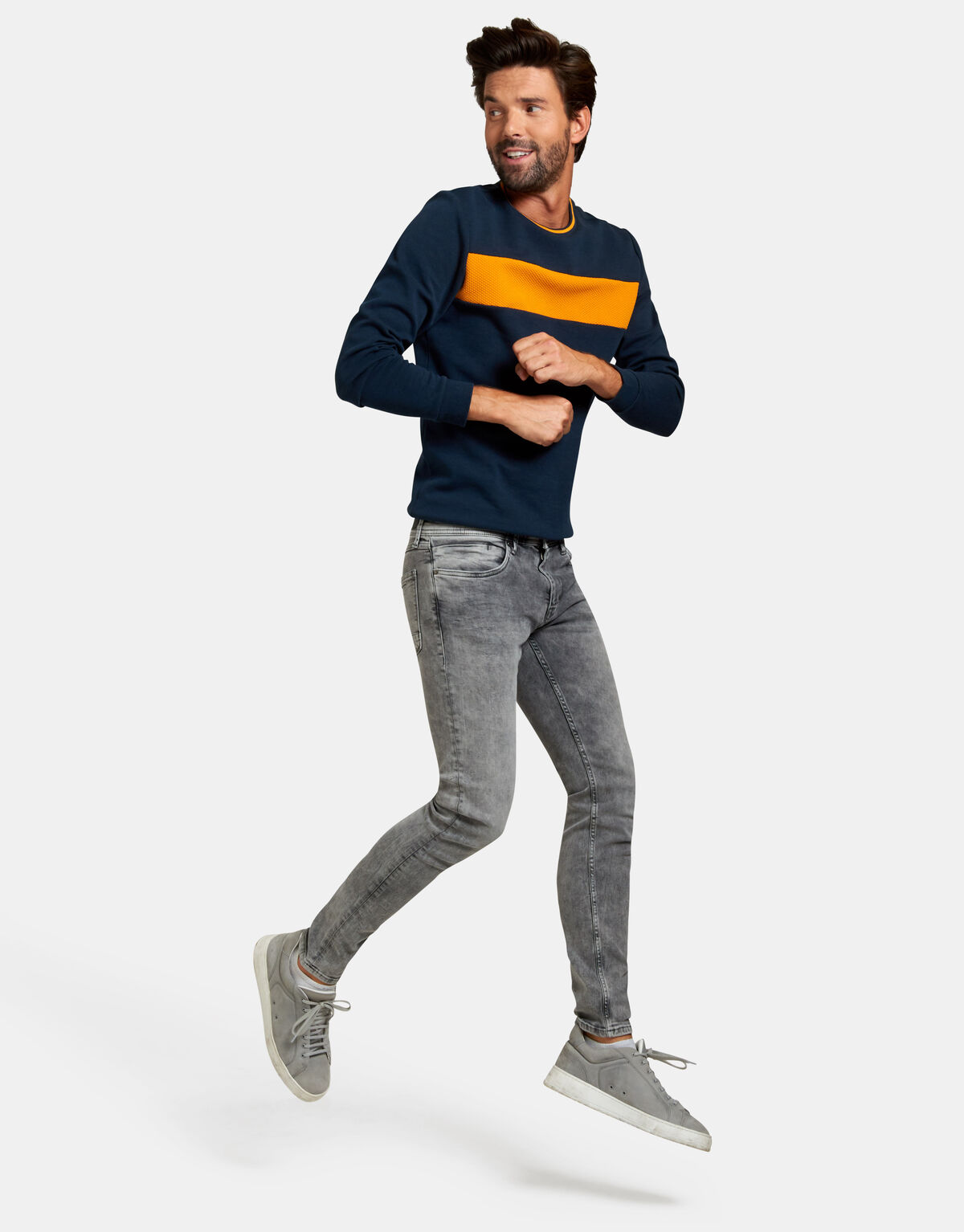 Leroy Skinny Grey Jeans L34 REFILL AUTHENTIC