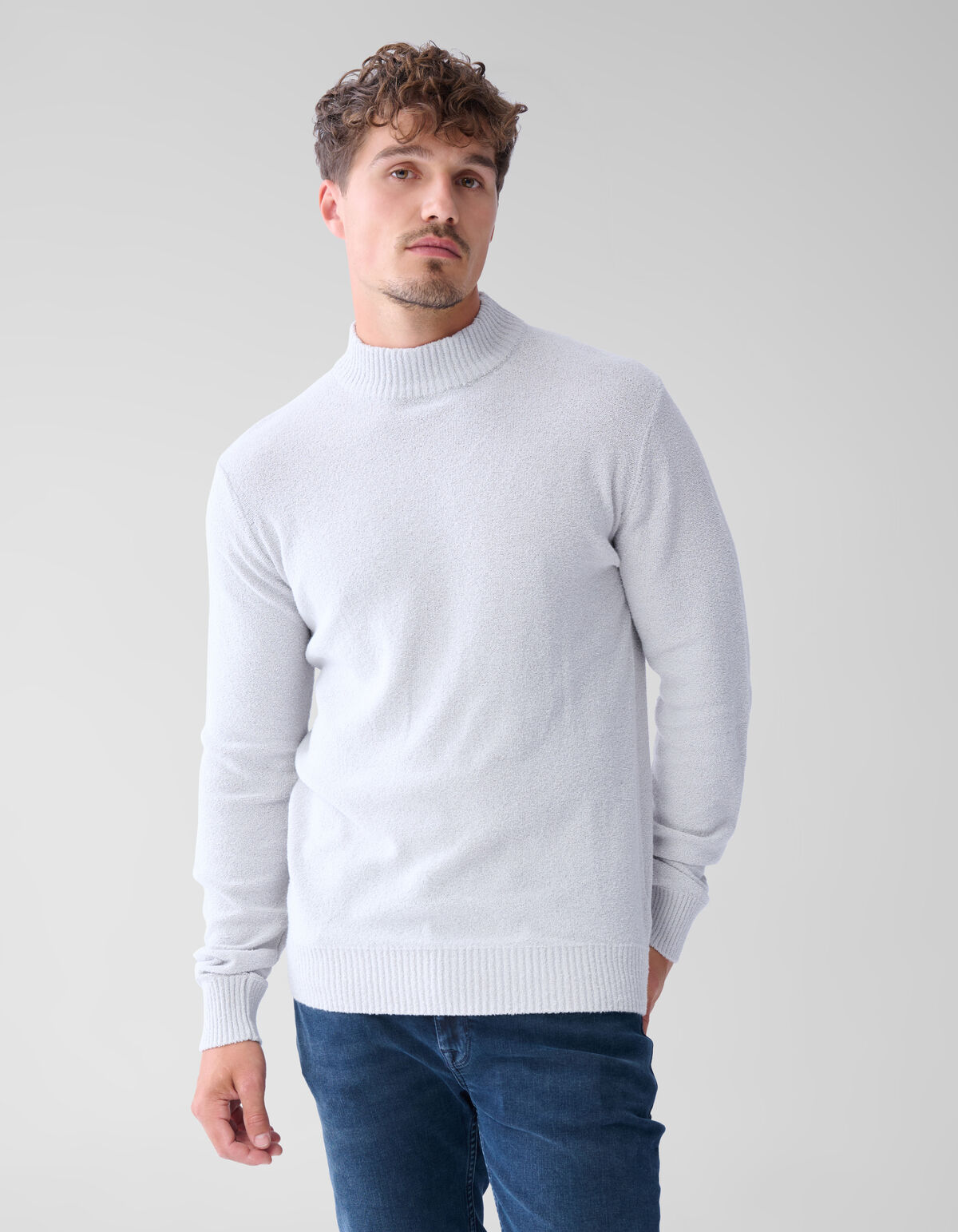 Boucle Trui Grijs SHOEBY MEN