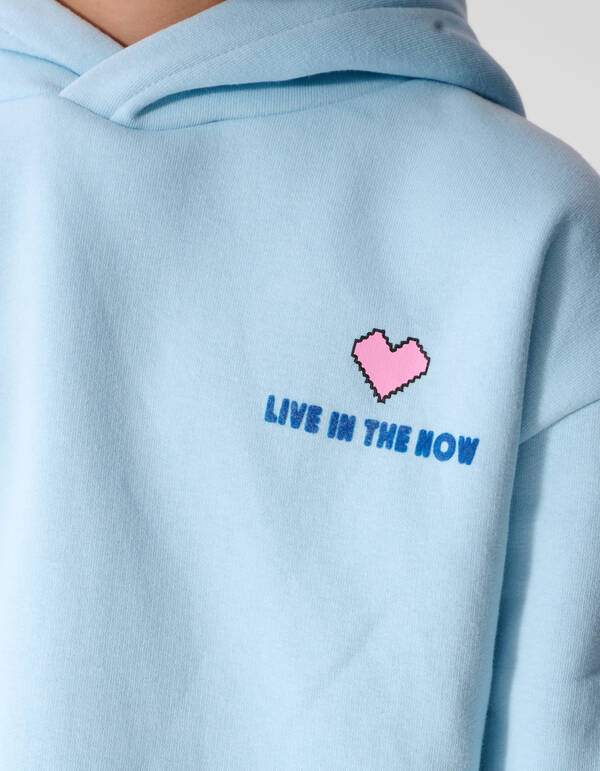 Relaxed Moment Hoodie Lichtblauw SHOEBY GIRLS