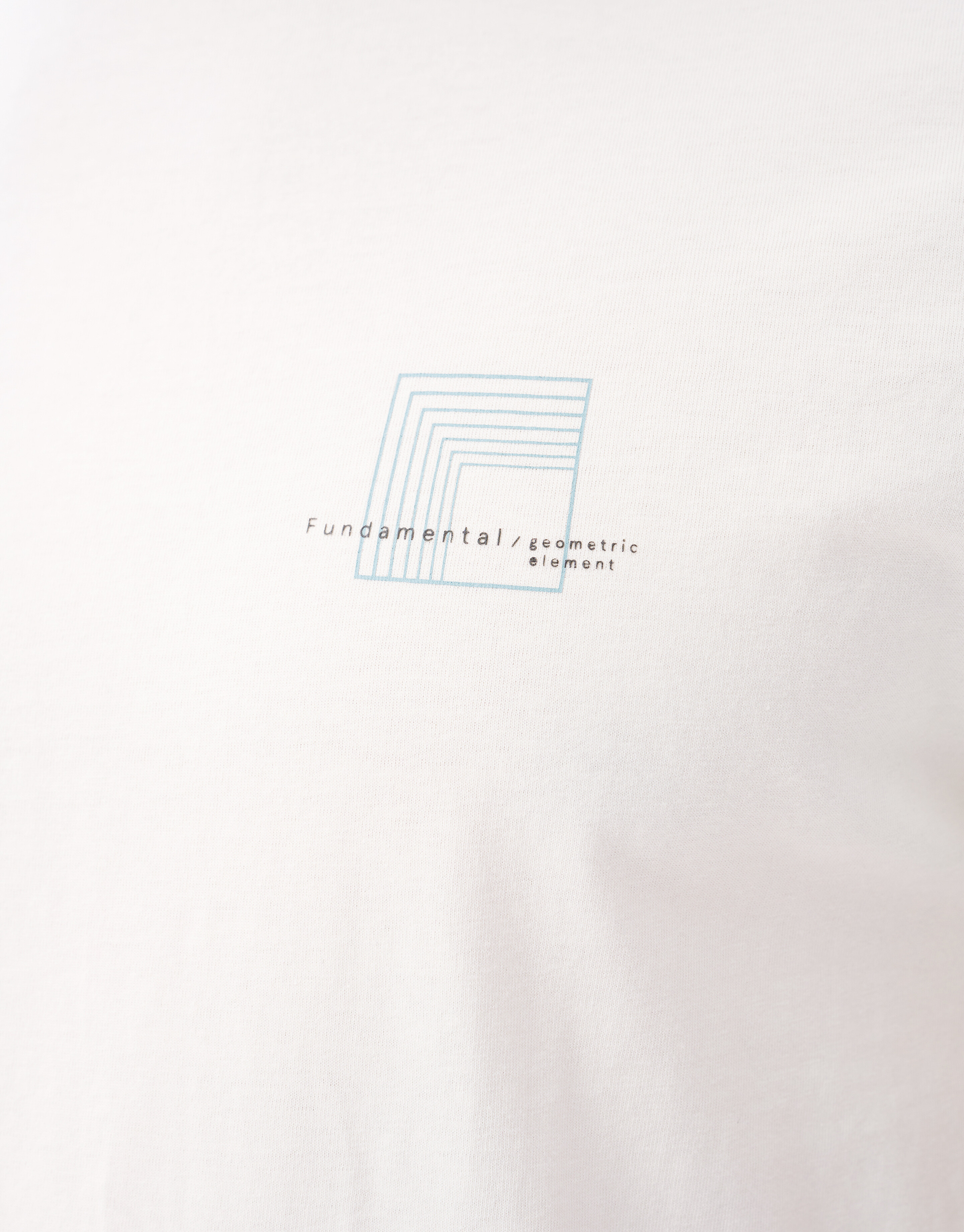 Tekst T-shirt Gebroken Wit SHOEBY MEN