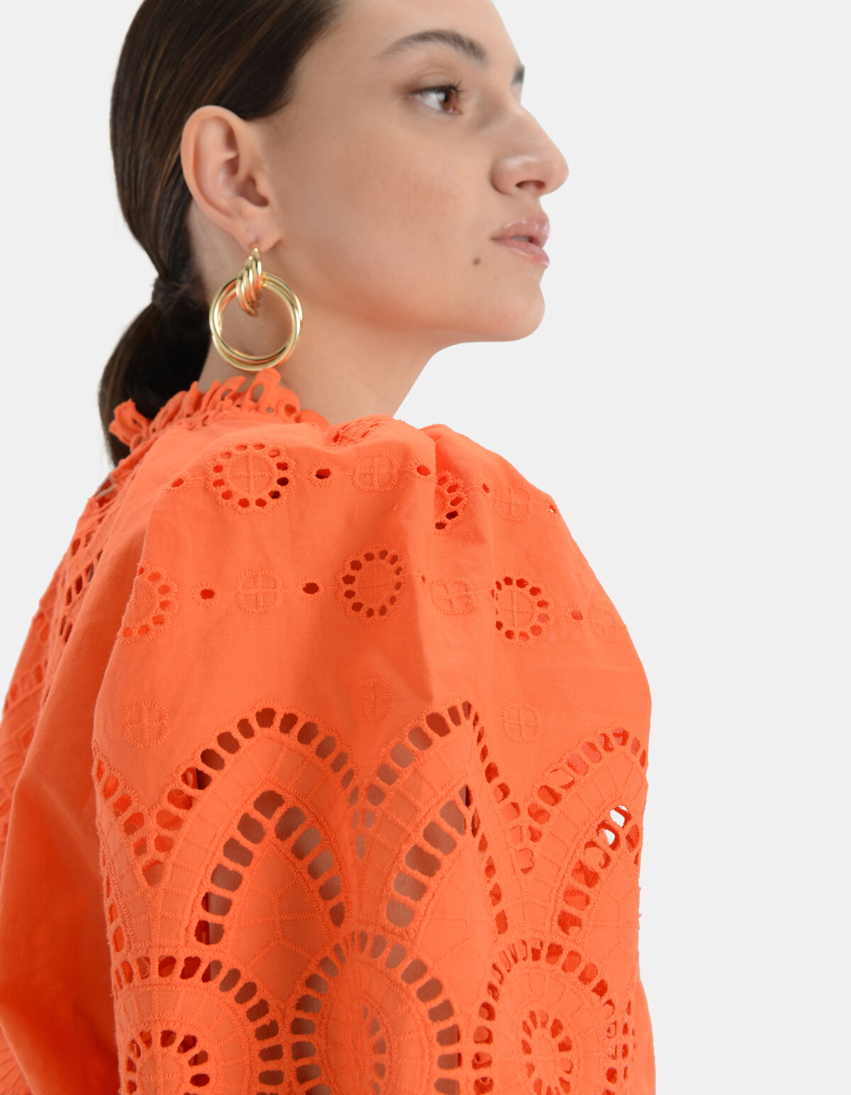 Orange Embro Top EKSEPT