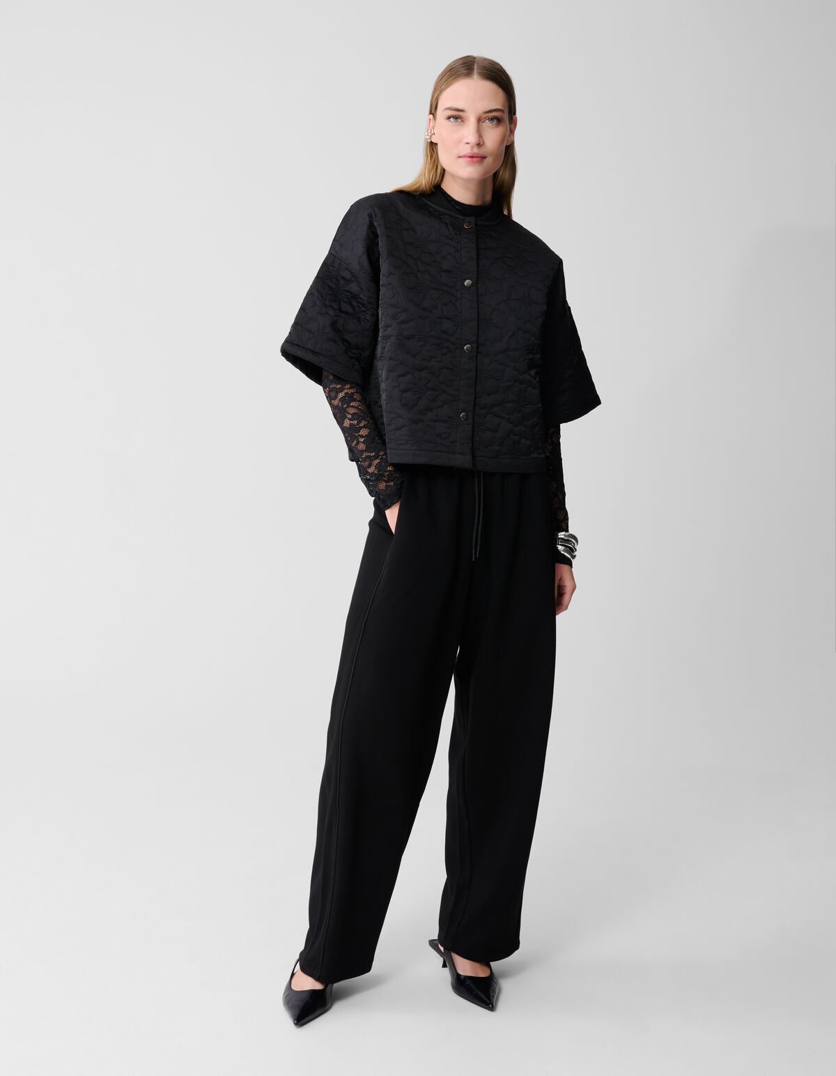 Barrel Fit Jogger Broek Zwart SHOEBY WOMEN